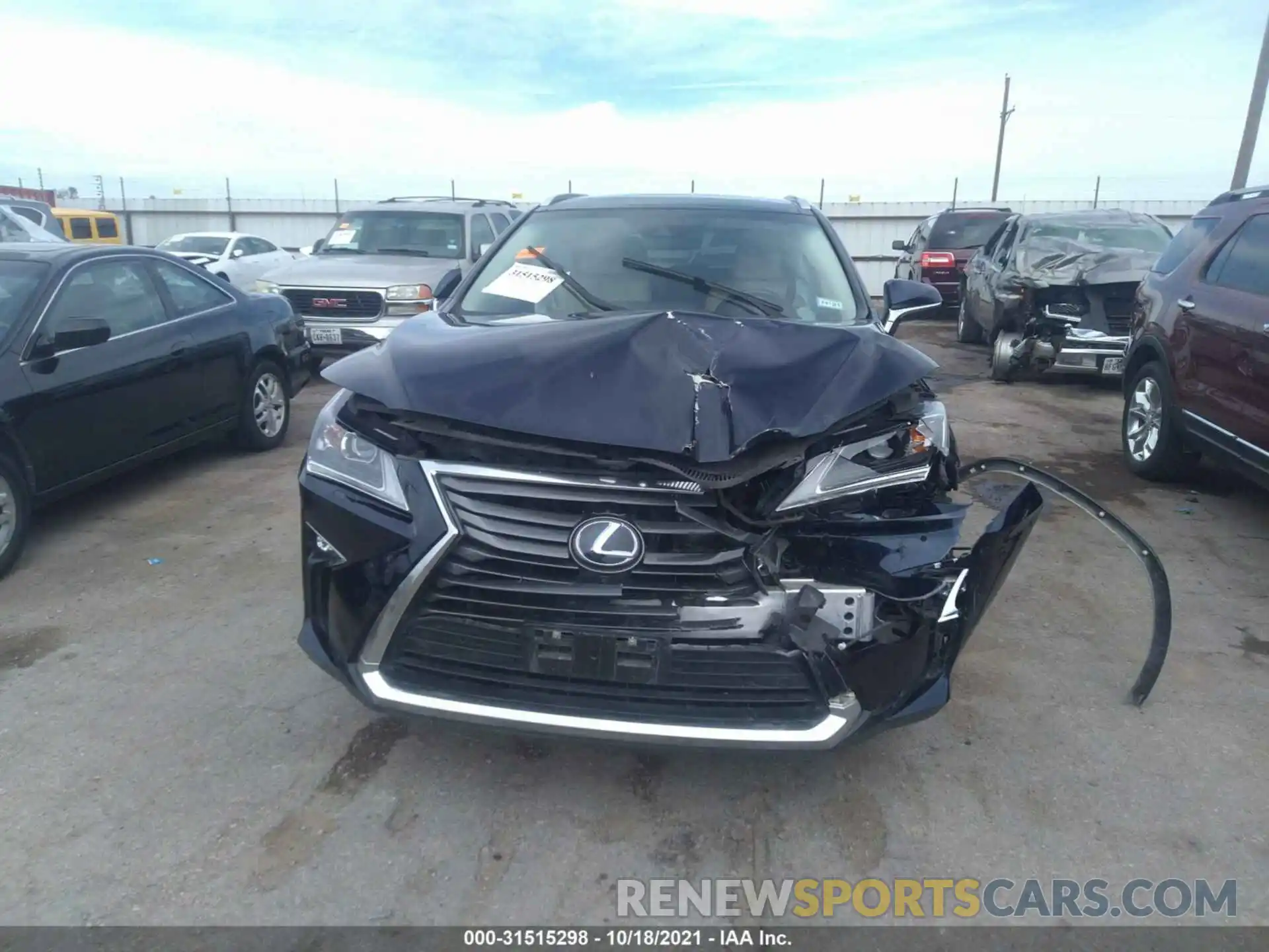 6 Photograph of a damaged car 2T2BGMCA8KC035115 LEXUS RX 2019