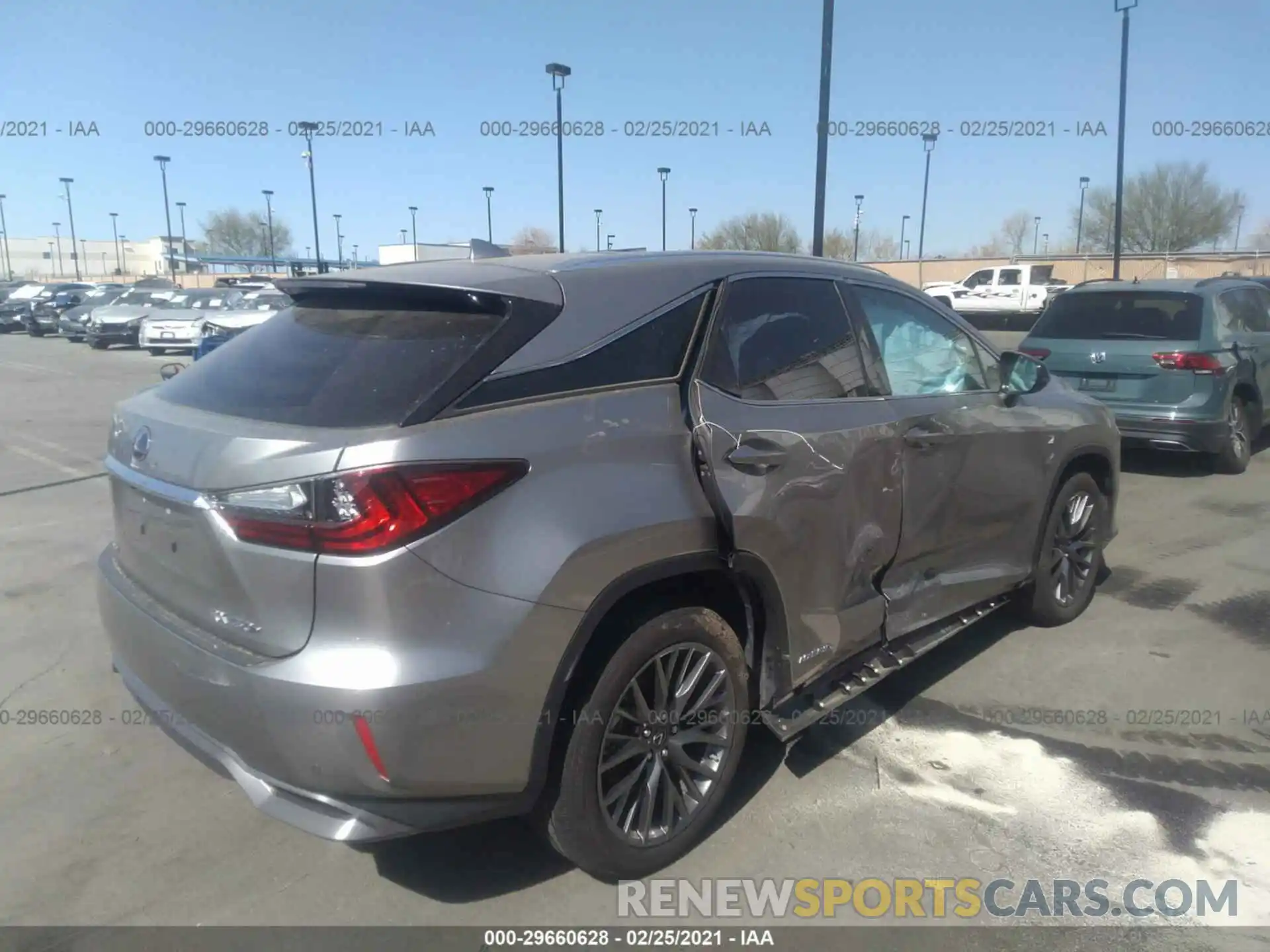 4 Photograph of a damaged car 2T2BGMCA8KC038435 LEXUS RX 2019