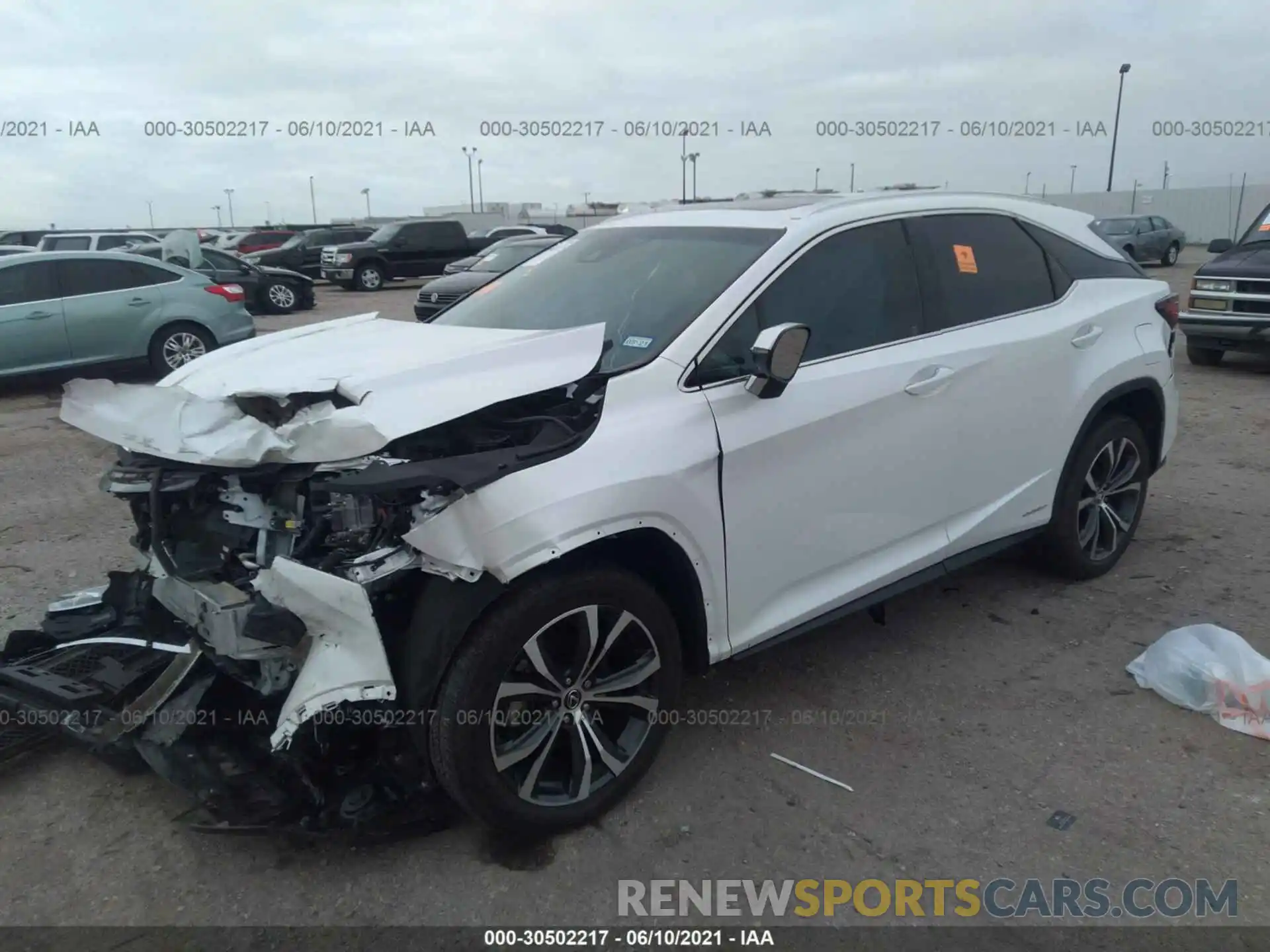 2 Photograph of a damaged car 2T2BGMCA8KC039147 LEXUS RX 2019