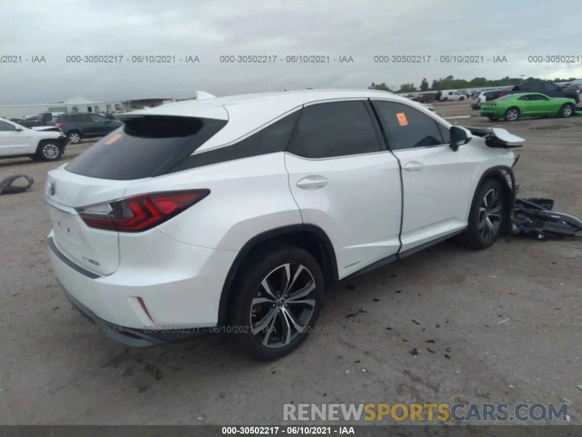 4 Фотография поврежденного автомобиля 2T2BGMCA8KC039147 LEXUS RX 2019