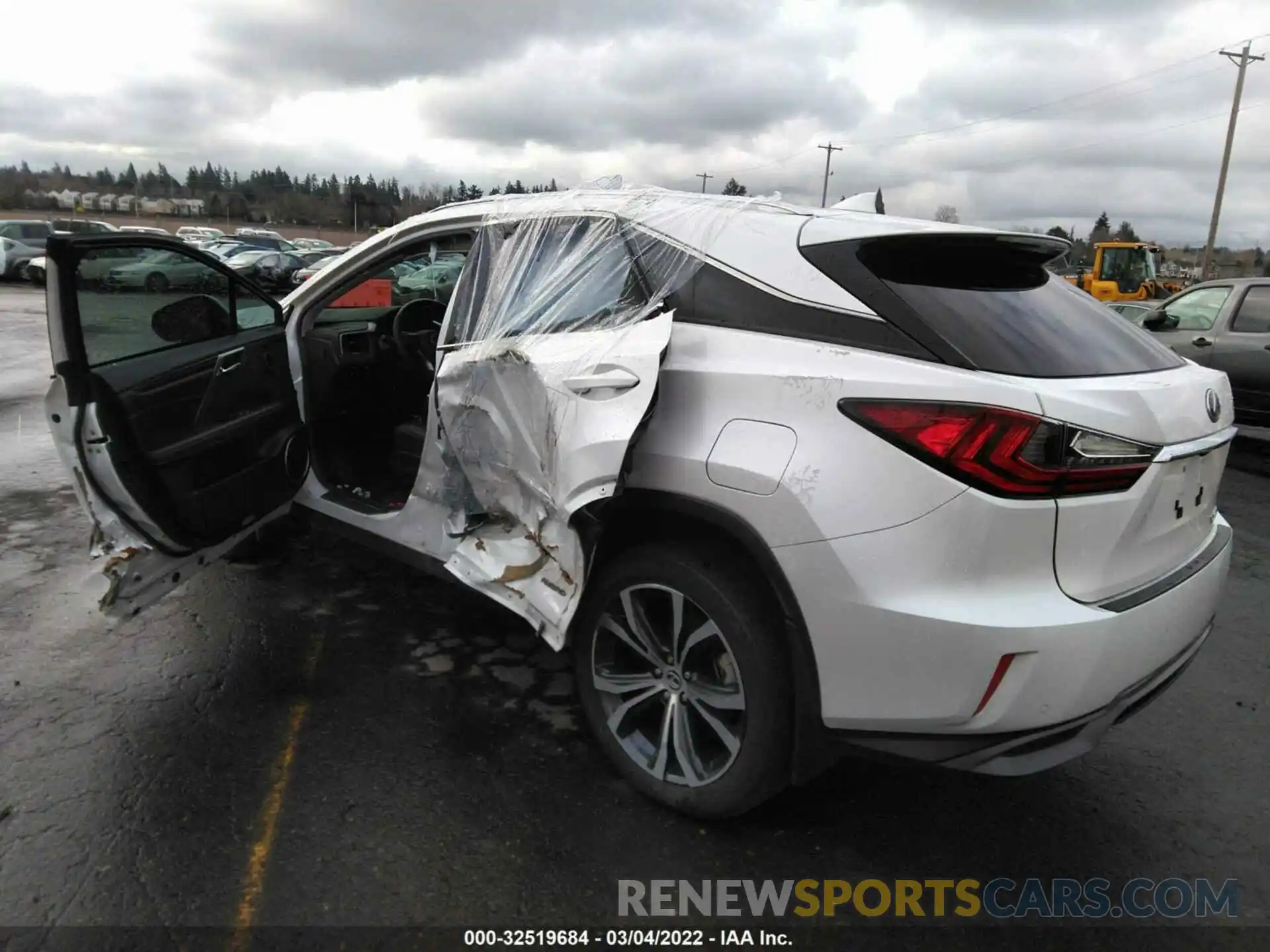 3 Photograph of a damaged car 2T2BGMCA9KC033714 LEXUS RX 2019