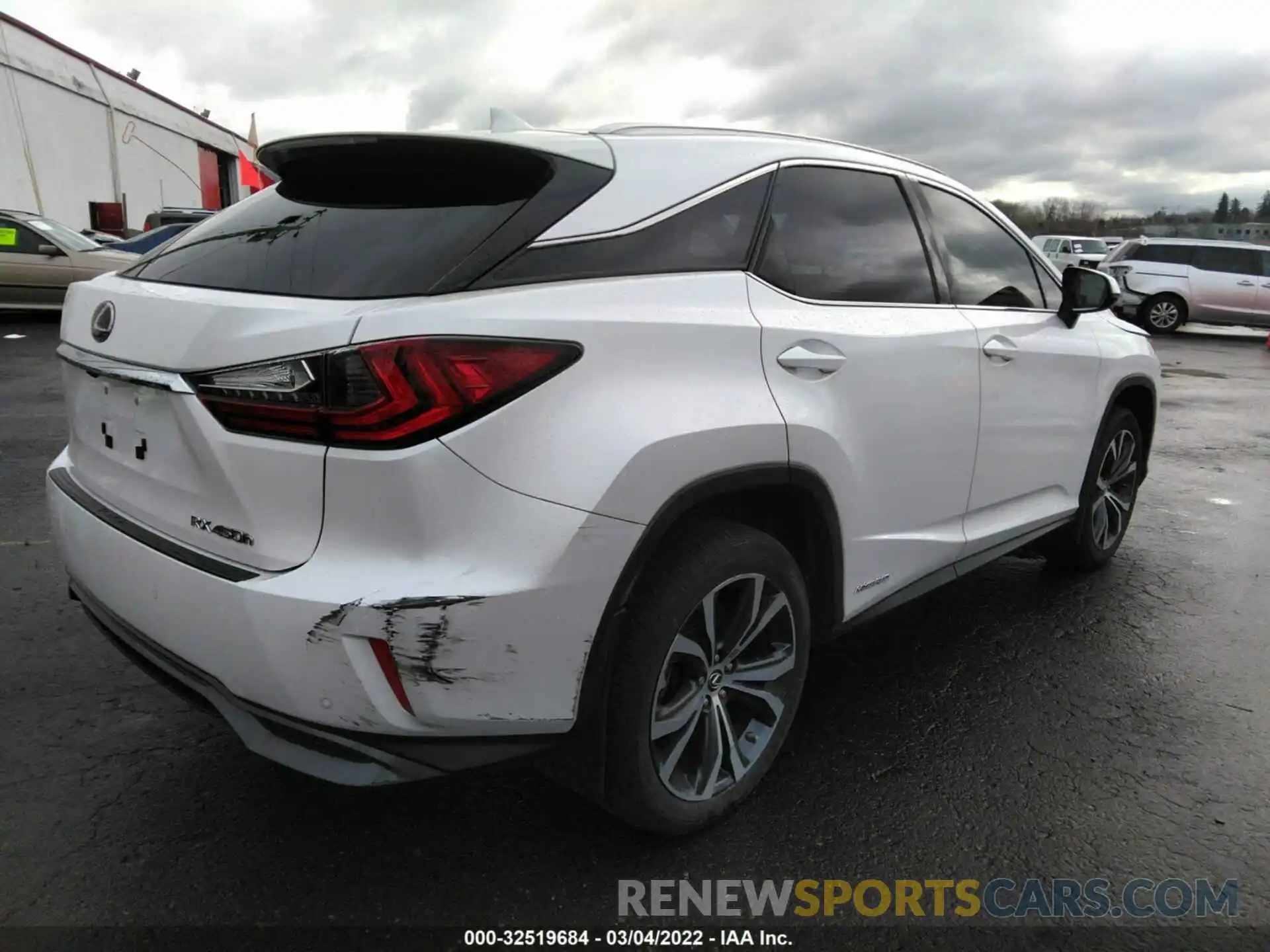 4 Photograph of a damaged car 2T2BGMCA9KC033714 LEXUS RX 2019