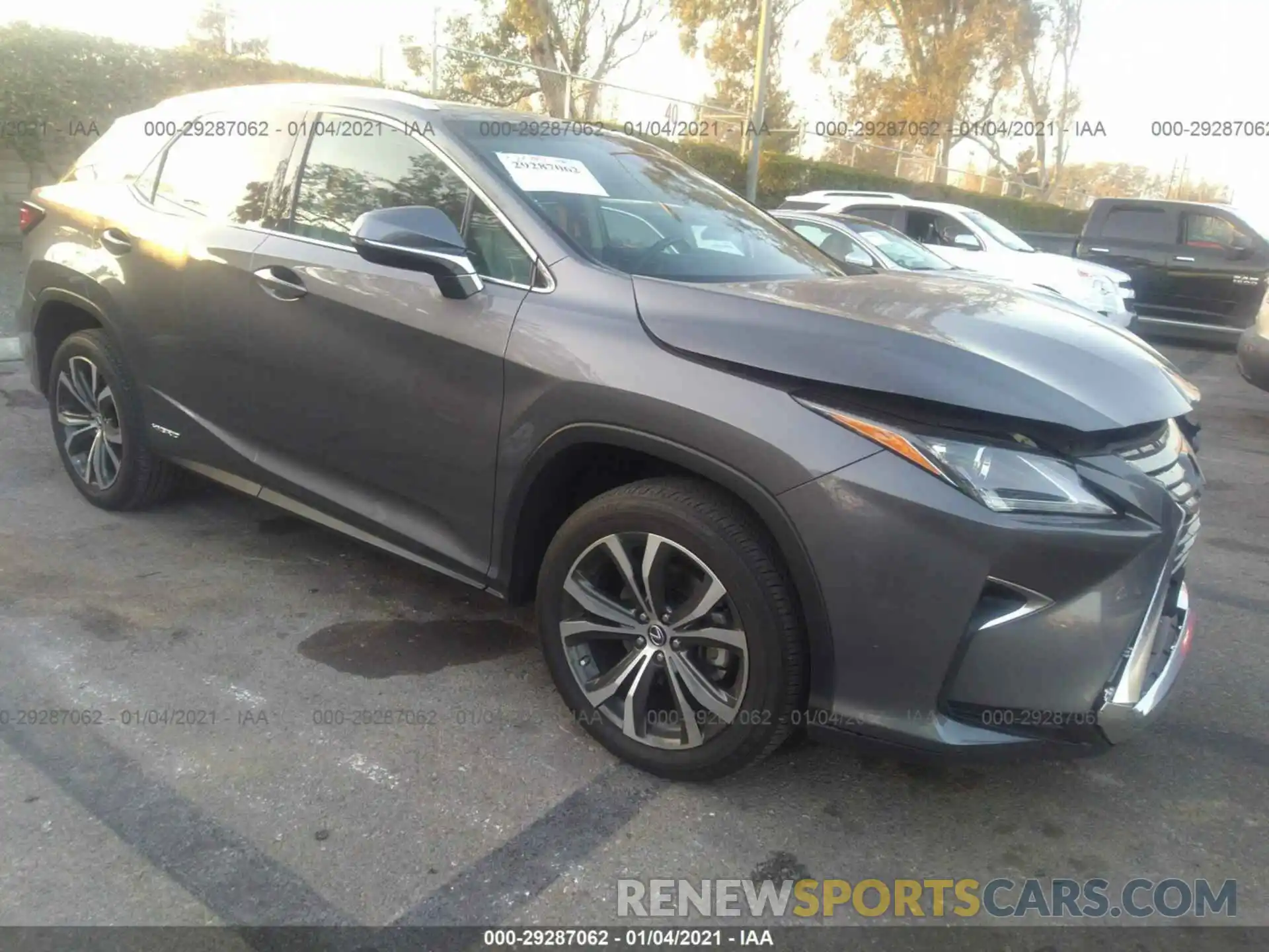 1 Photograph of a damaged car 2T2BGMCA9KC034023 LEXUS RX 2019