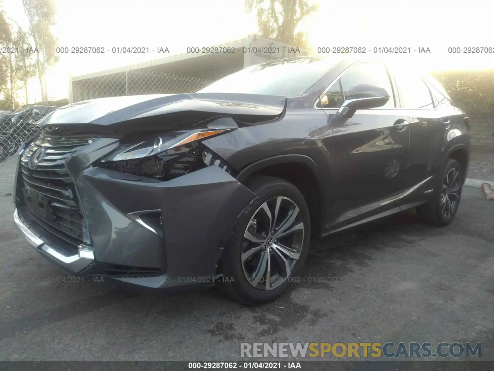 2 Photograph of a damaged car 2T2BGMCA9KC034023 LEXUS RX 2019