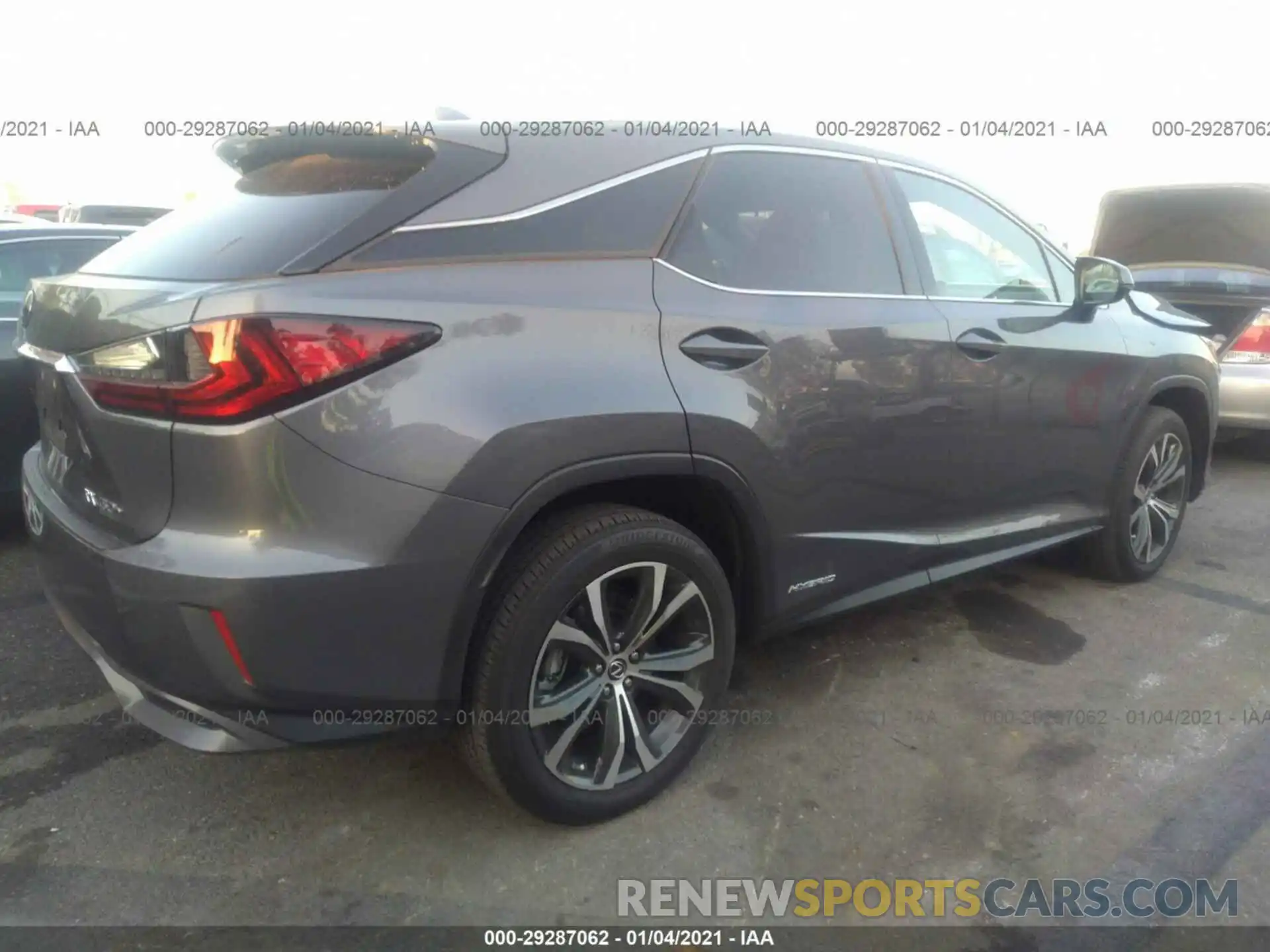 4 Photograph of a damaged car 2T2BGMCA9KC034023 LEXUS RX 2019