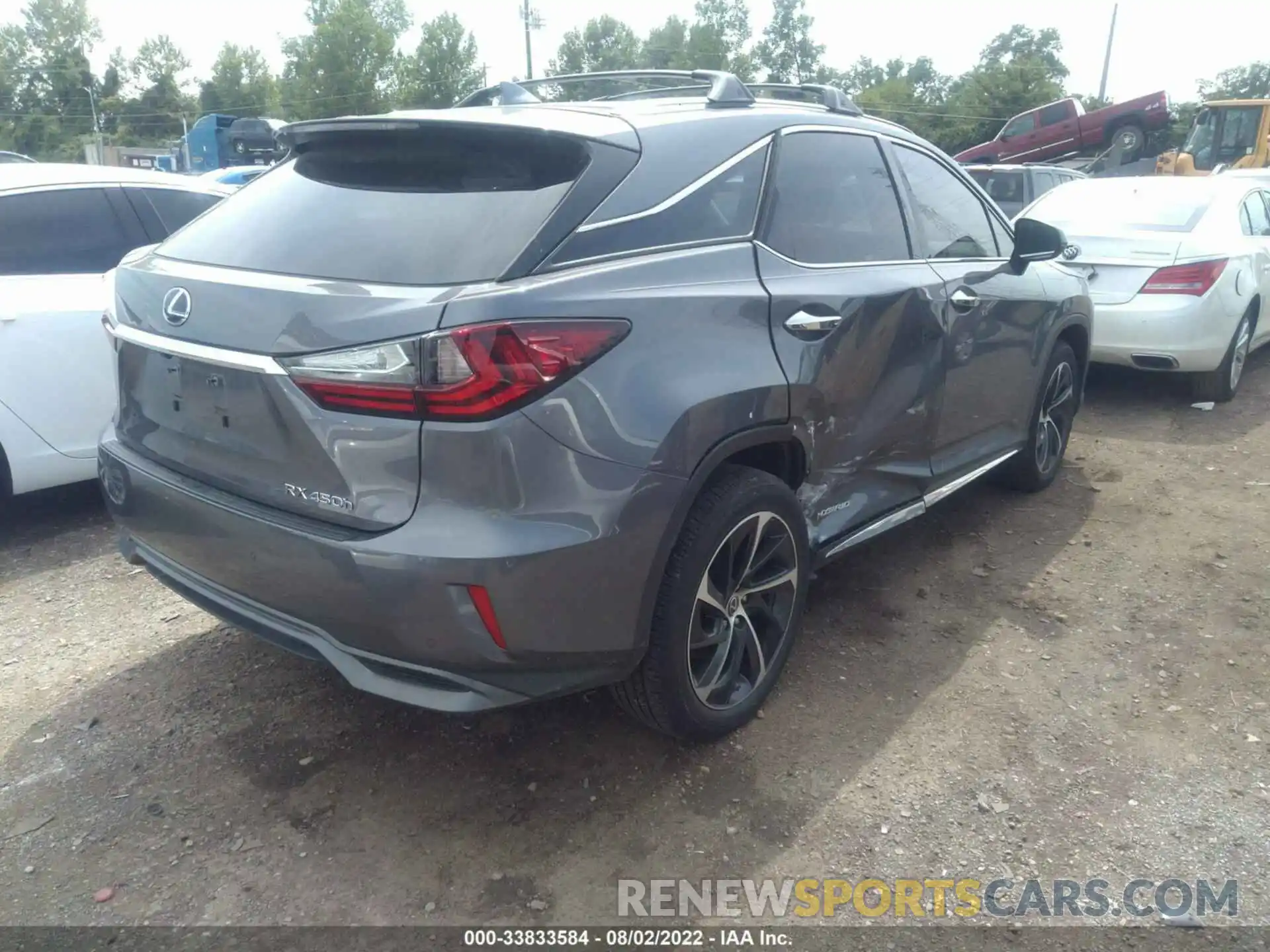 4 Photograph of a damaged car 2T2BGMCA9KC034149 LEXUS RX 2019