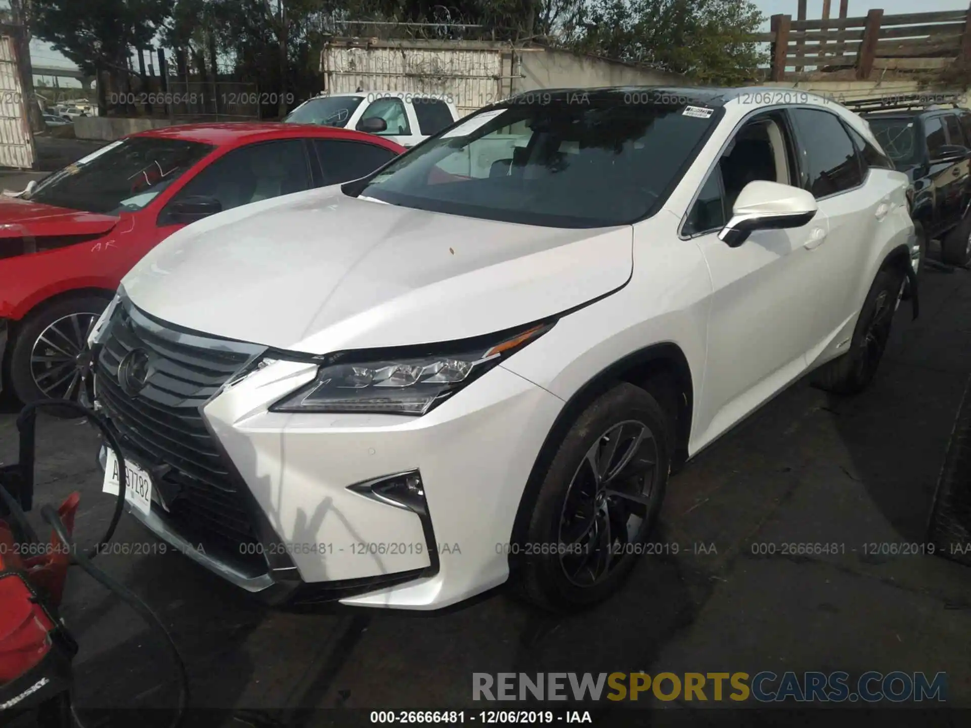 2 Photograph of a damaged car 2T2BGMCA9KC037052 LEXUS RX 2019