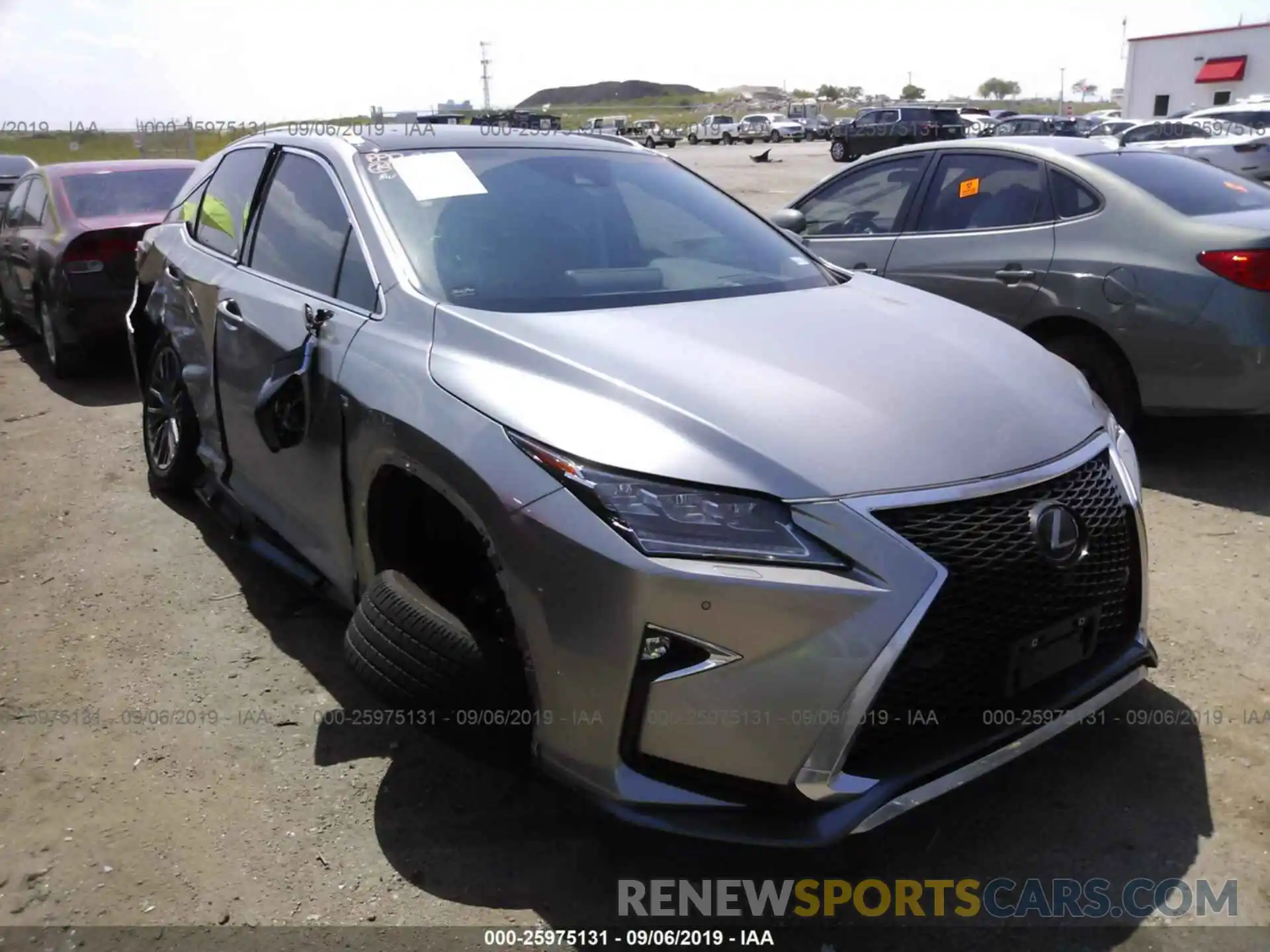 1 Photograph of a damaged car 2T2BGMCA9KC037830 LEXUS RX 2019