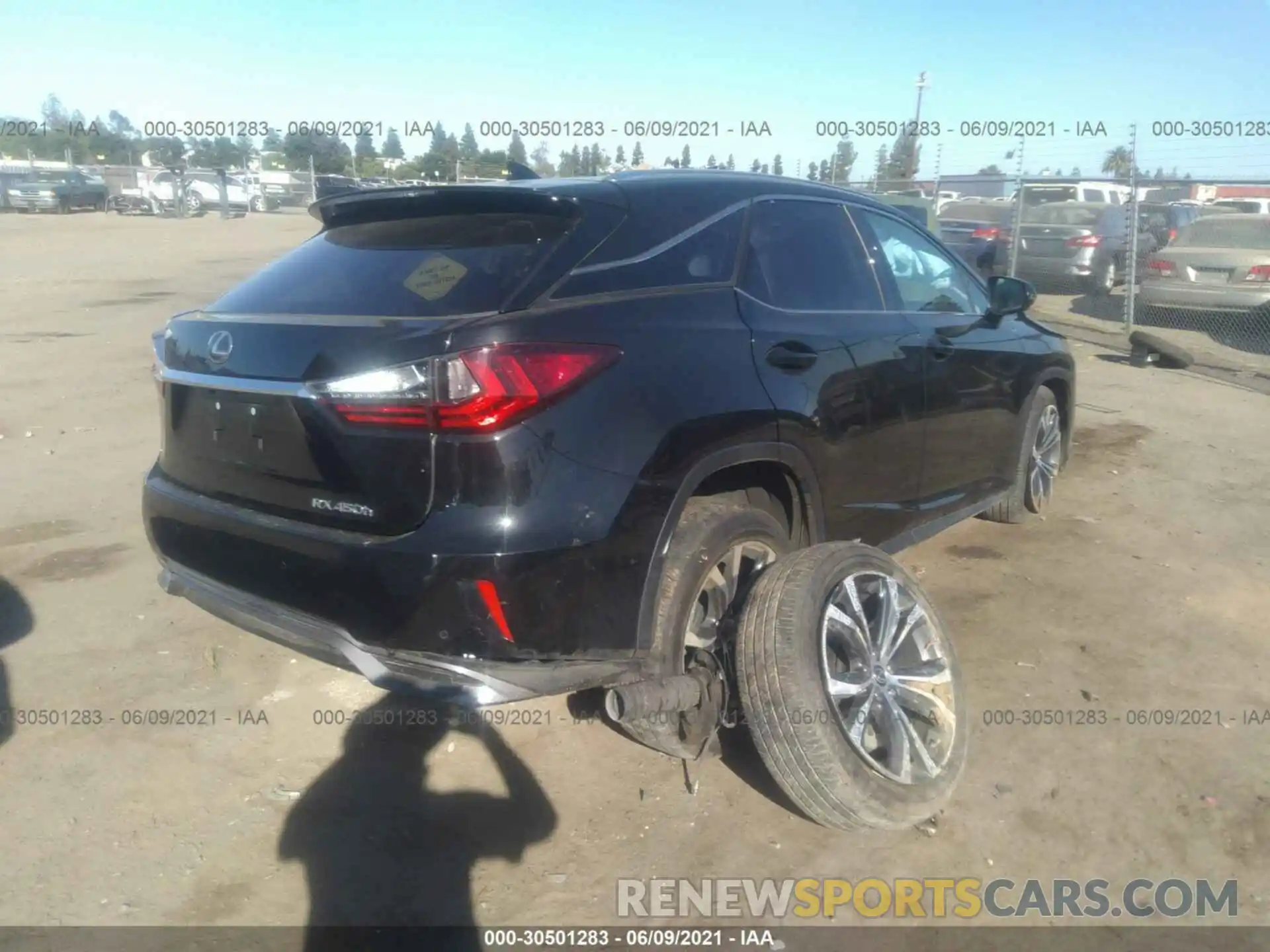 4 Photograph of a damaged car 2T2BGMCA9KC038346 LEXUS RX 2019