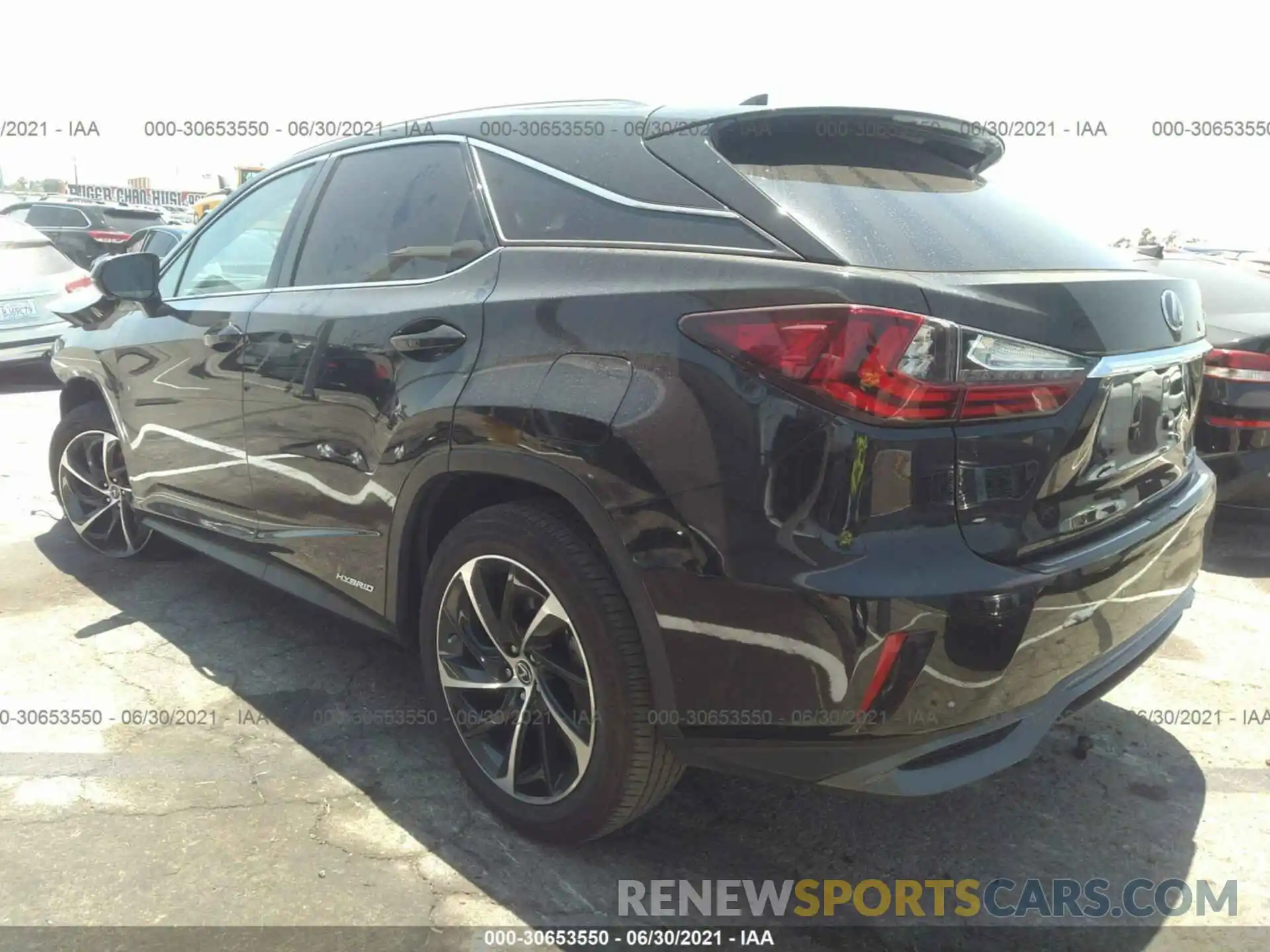 3 Photograph of a damaged car 2T2BGMCAXKC032569 LEXUS RX 2019