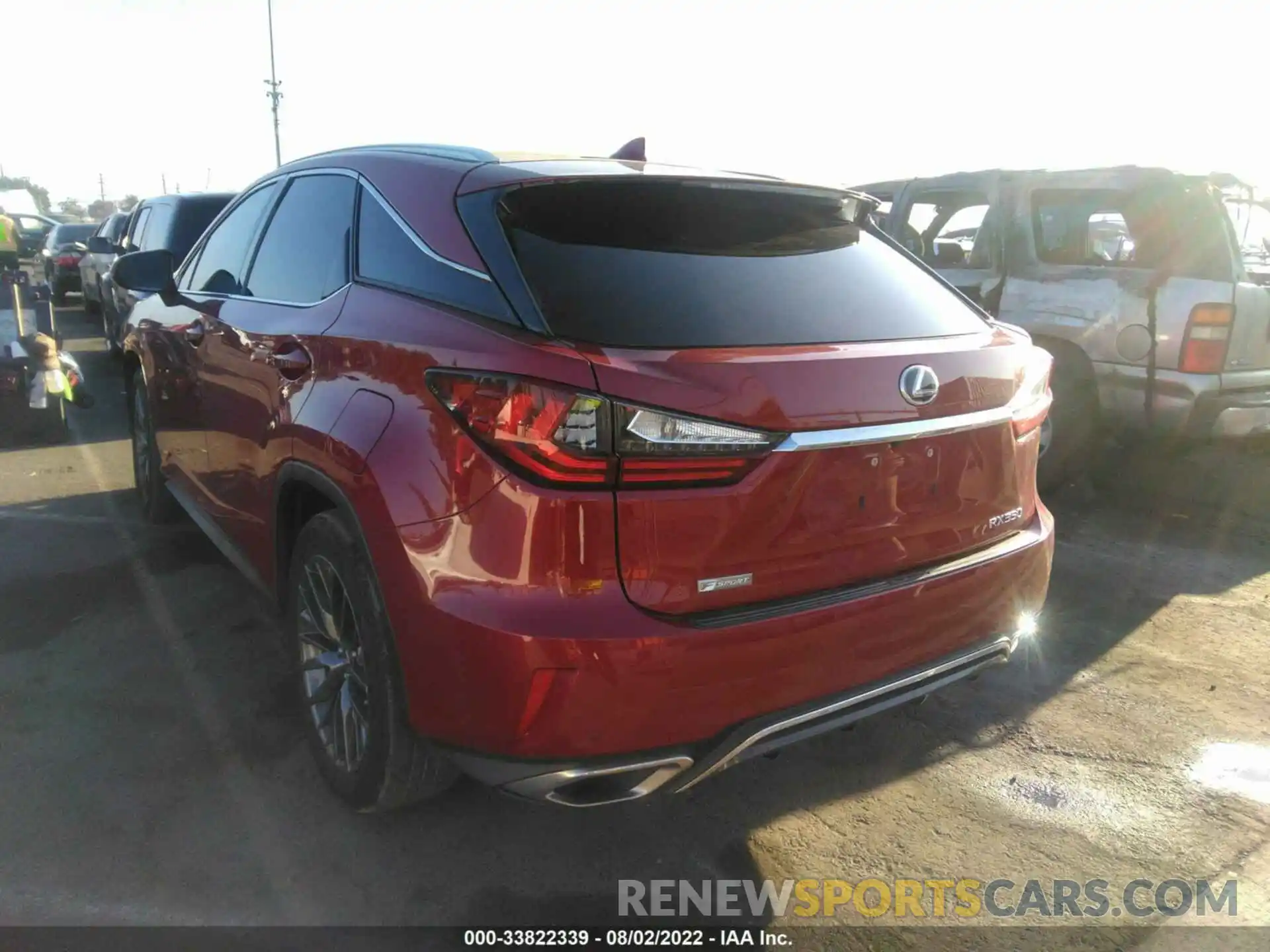 3 Фотография поврежденного автомобиля 2T2BZMCA0KC172799 LEXUS RX 2019