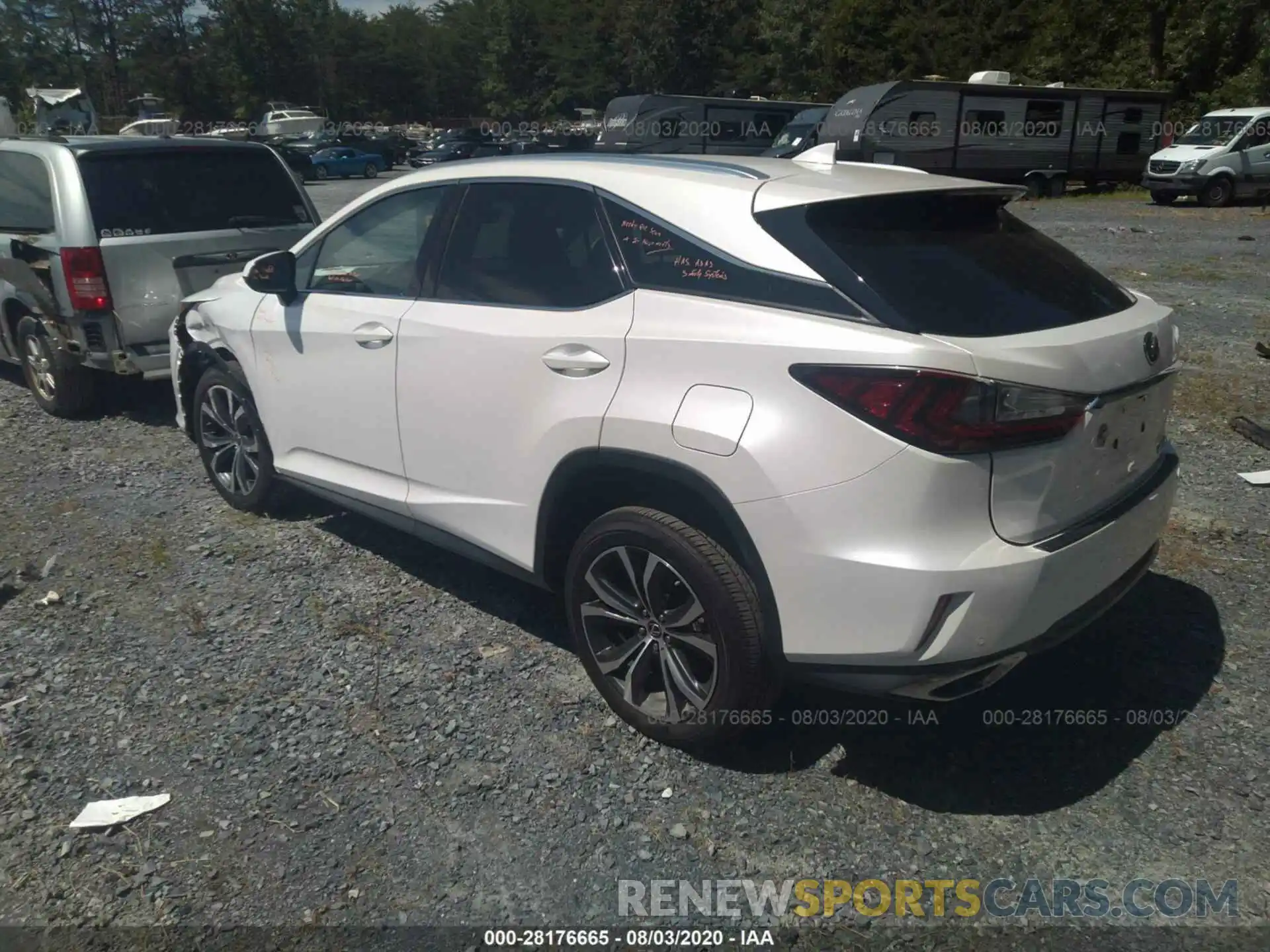 3 Photograph of a damaged car 2T2BZMCA0KC182538 LEXUS RX 2019