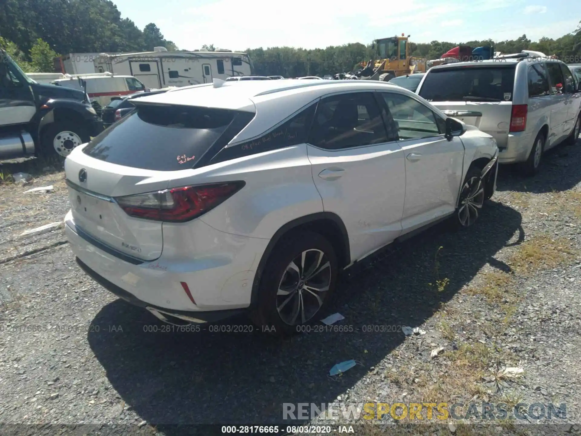 4 Photograph of a damaged car 2T2BZMCA0KC182538 LEXUS RX 2019