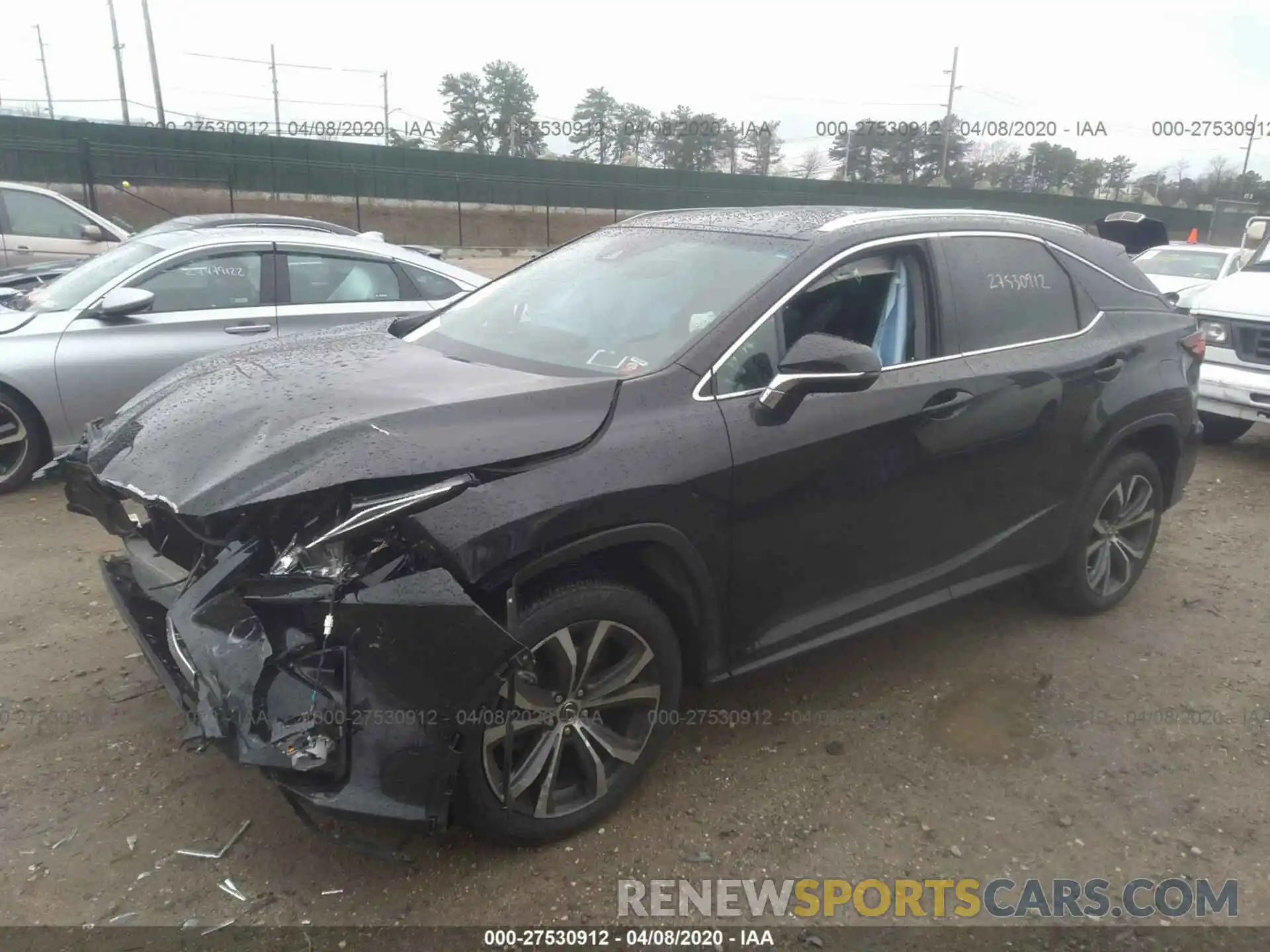 2 Photograph of a damaged car 2T2BZMCA0KC186072 LEXUS RX 2019