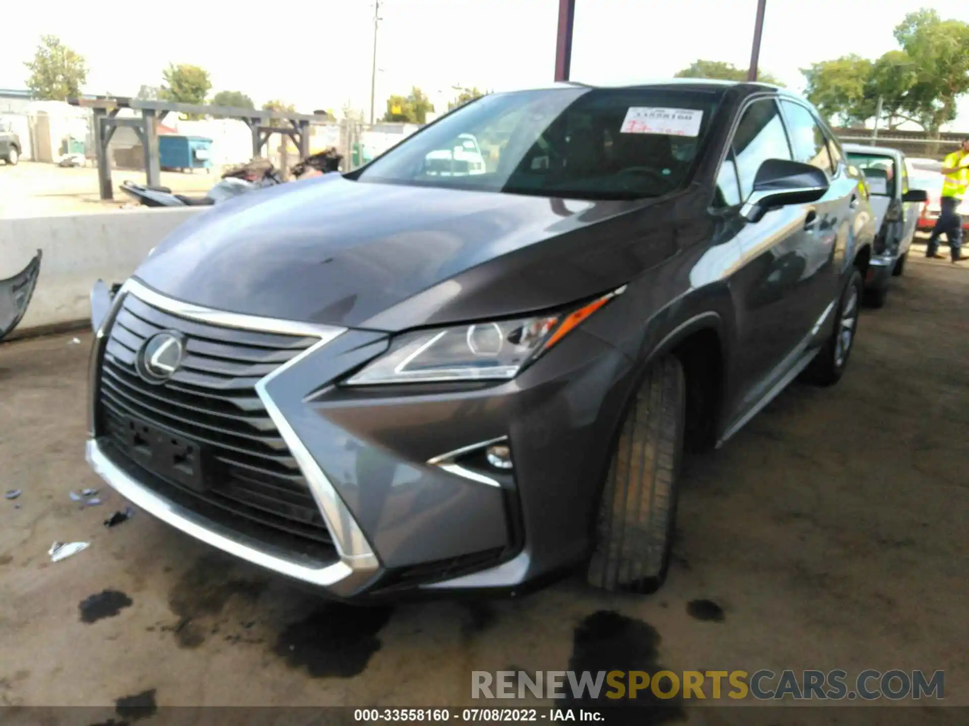 2 Photograph of a damaged car 2T2BZMCA0KC196276 LEXUS RX 2019