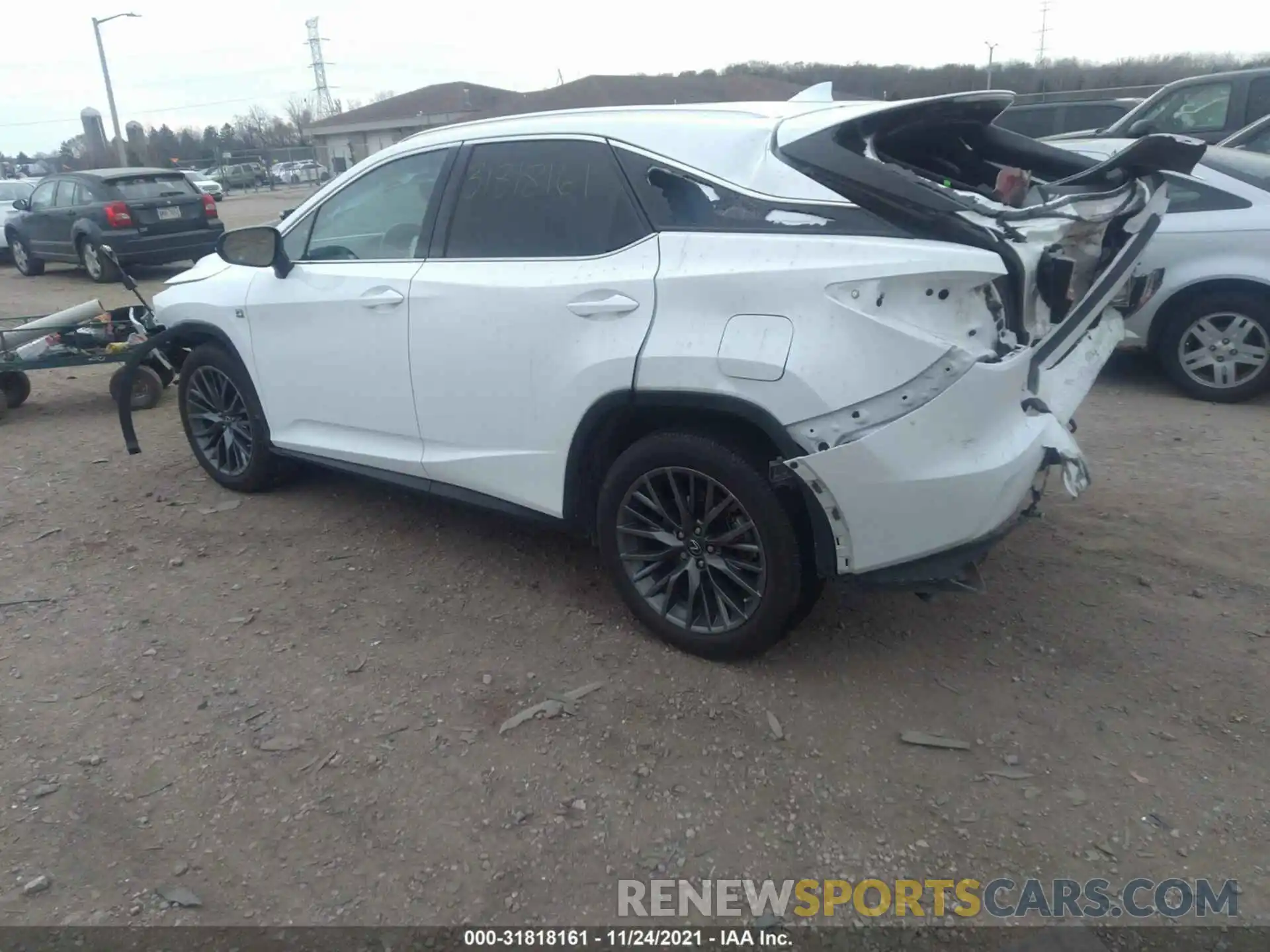 3 Photograph of a damaged car 2T2BZMCA0KC199825 LEXUS RX 2019