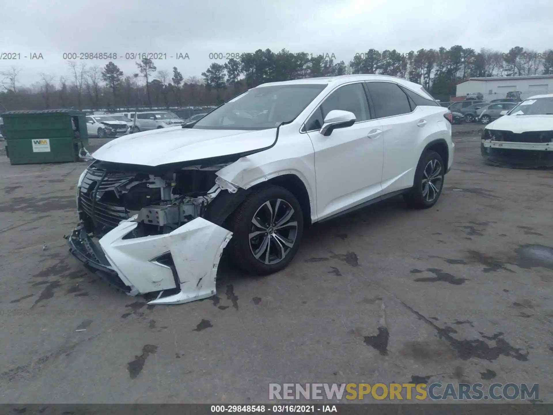 2 Фотография поврежденного автомобиля 2T2BZMCA0KC203338 LEXUS RX 2019