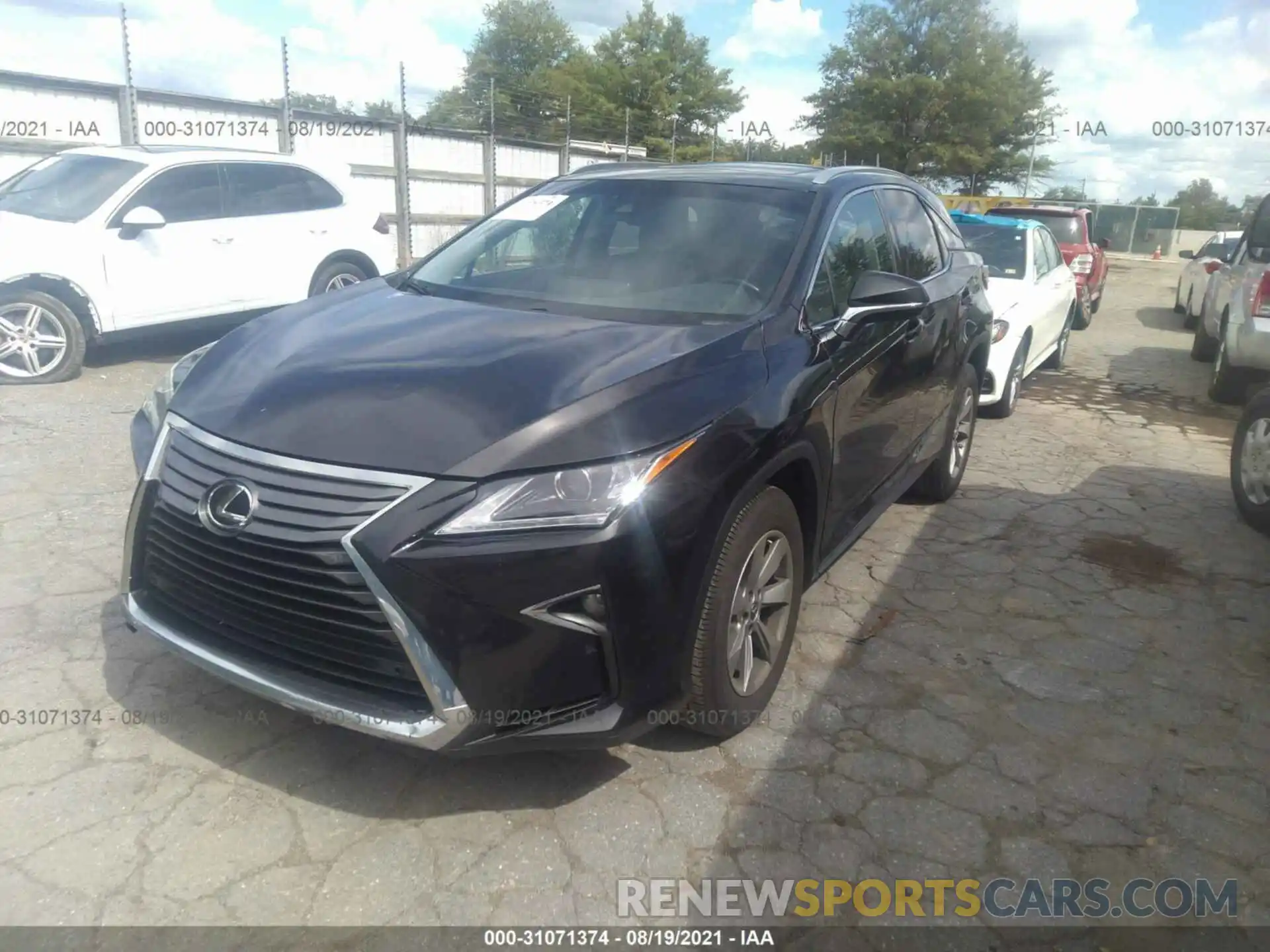 2 Photograph of a damaged car 2T2BZMCA0KC208409 LEXUS RX 2019