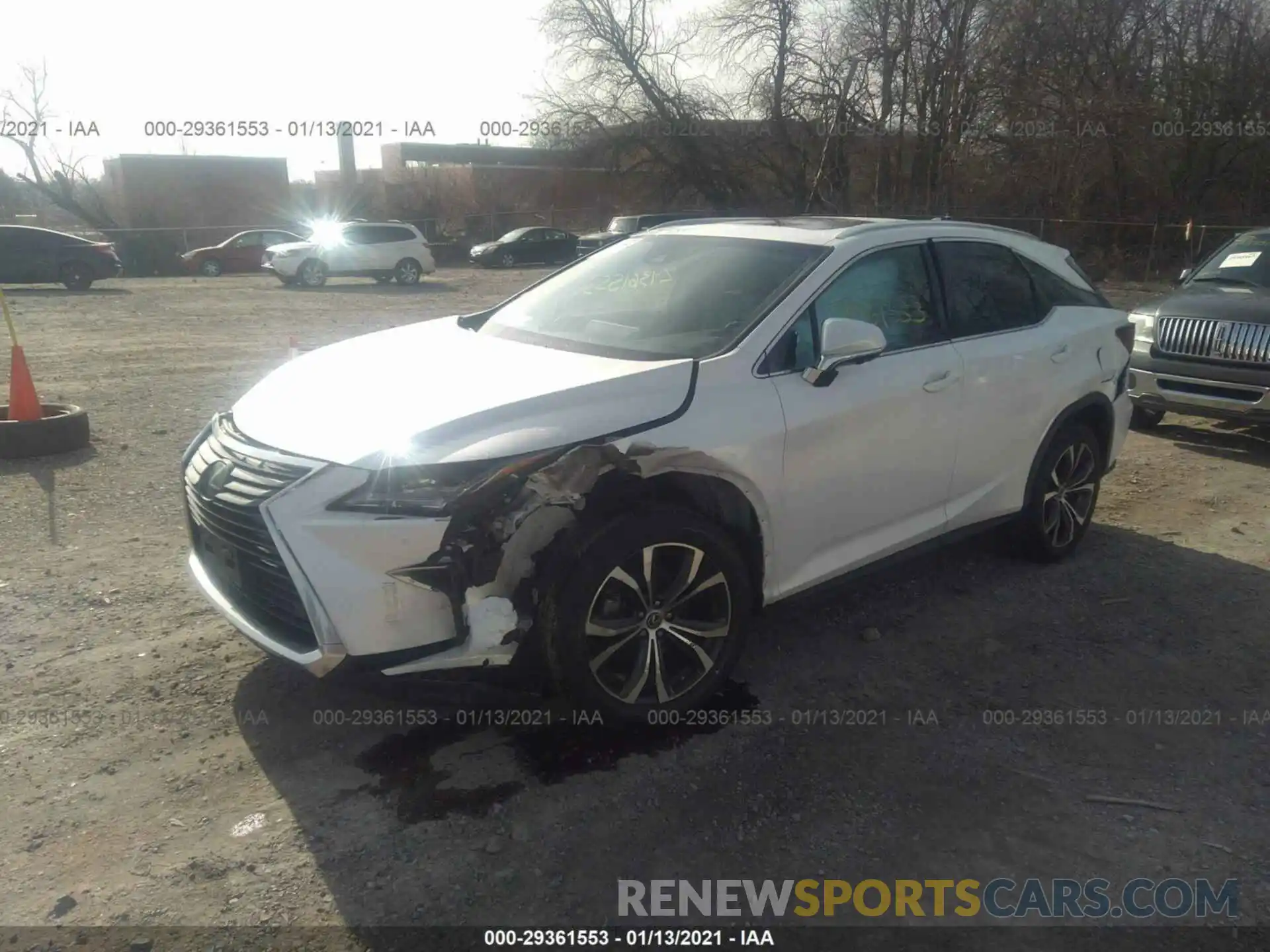 2 Photograph of a damaged car 2T2BZMCA0KC208491 LEXUS RX 2019