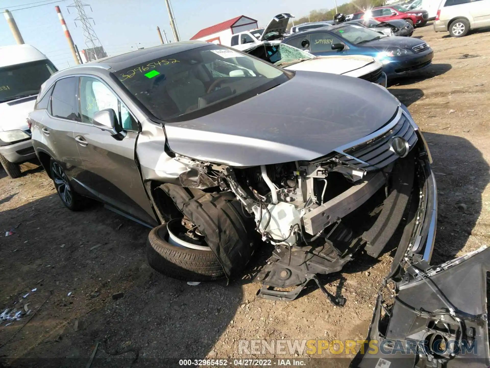 1 Photograph of a damaged car 2T2BZMCA0KC209687 LEXUS RX 2019