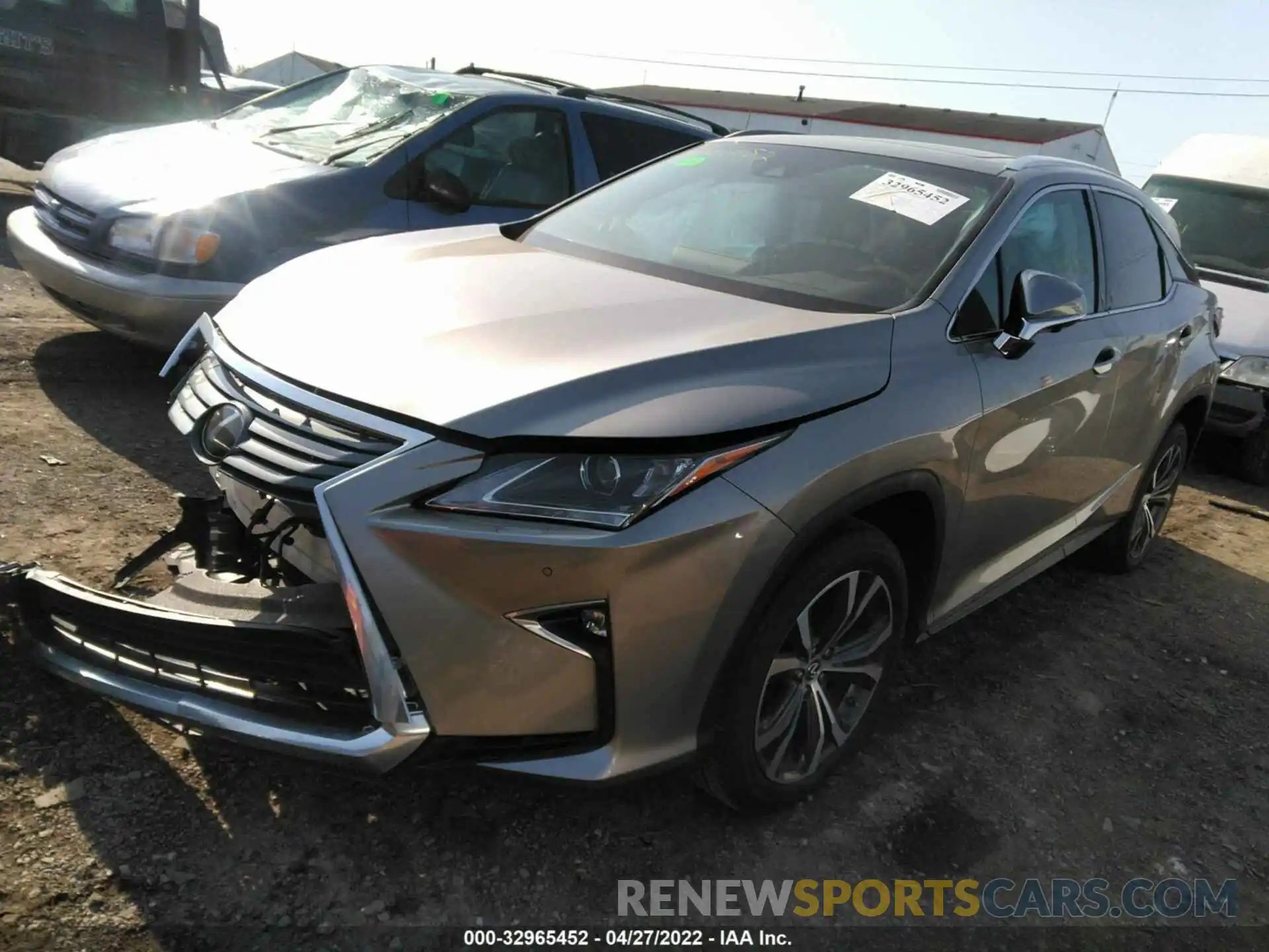 2 Photograph of a damaged car 2T2BZMCA0KC209687 LEXUS RX 2019