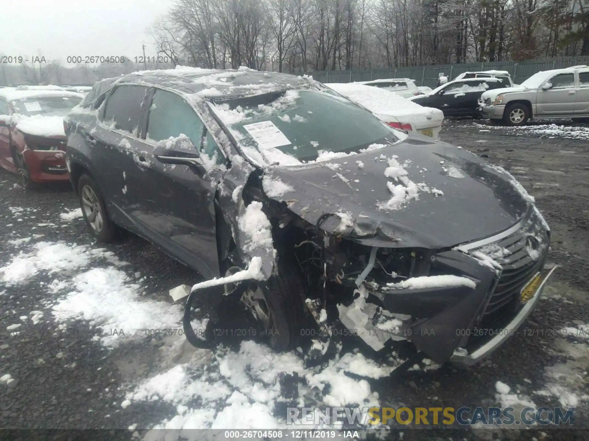 1 Photograph of a damaged car 2T2BZMCA0KC211150 LEXUS RX 2019