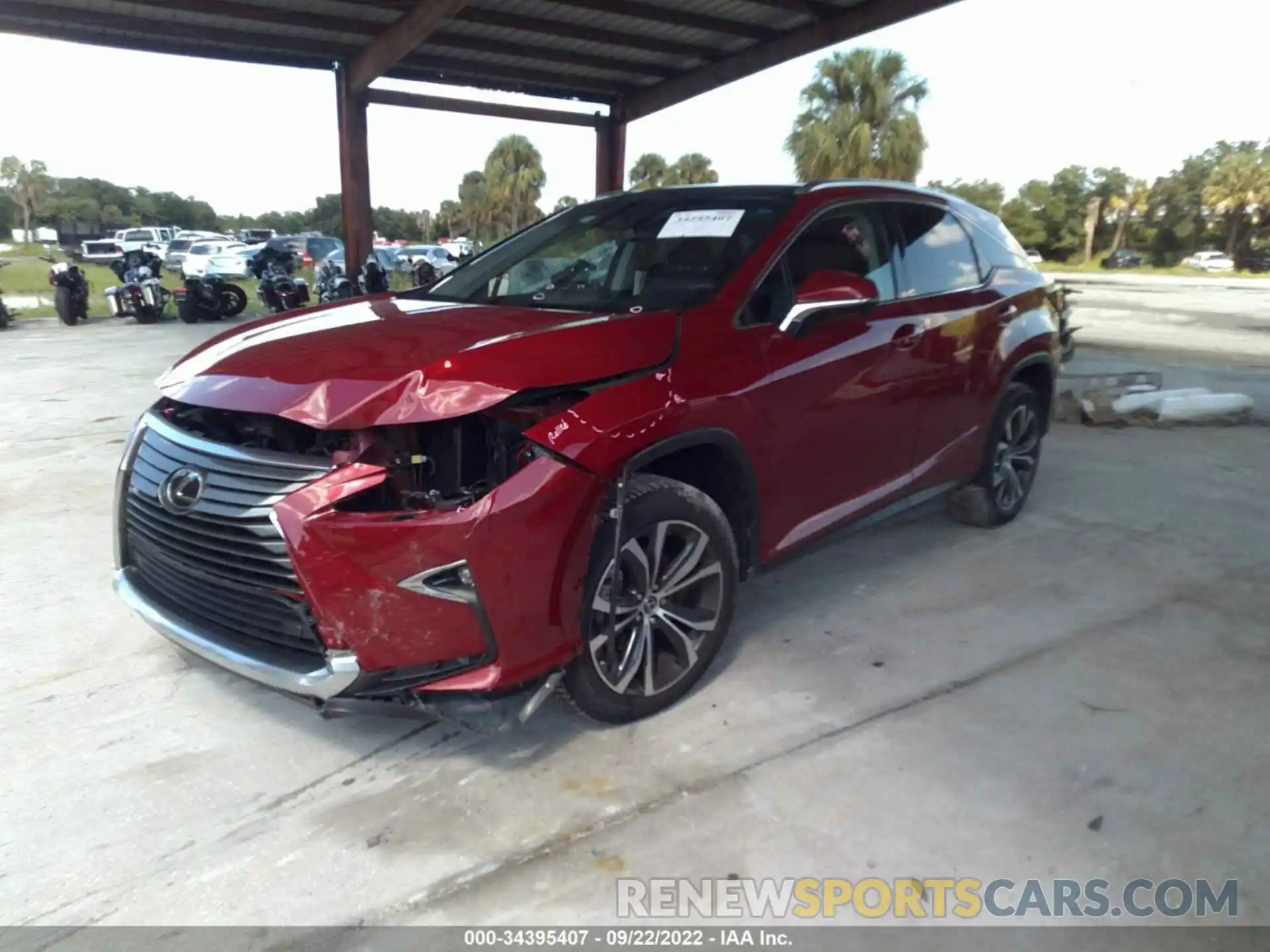 2 Photograph of a damaged car 2T2BZMCA1KC170947 LEXUS RX 2019