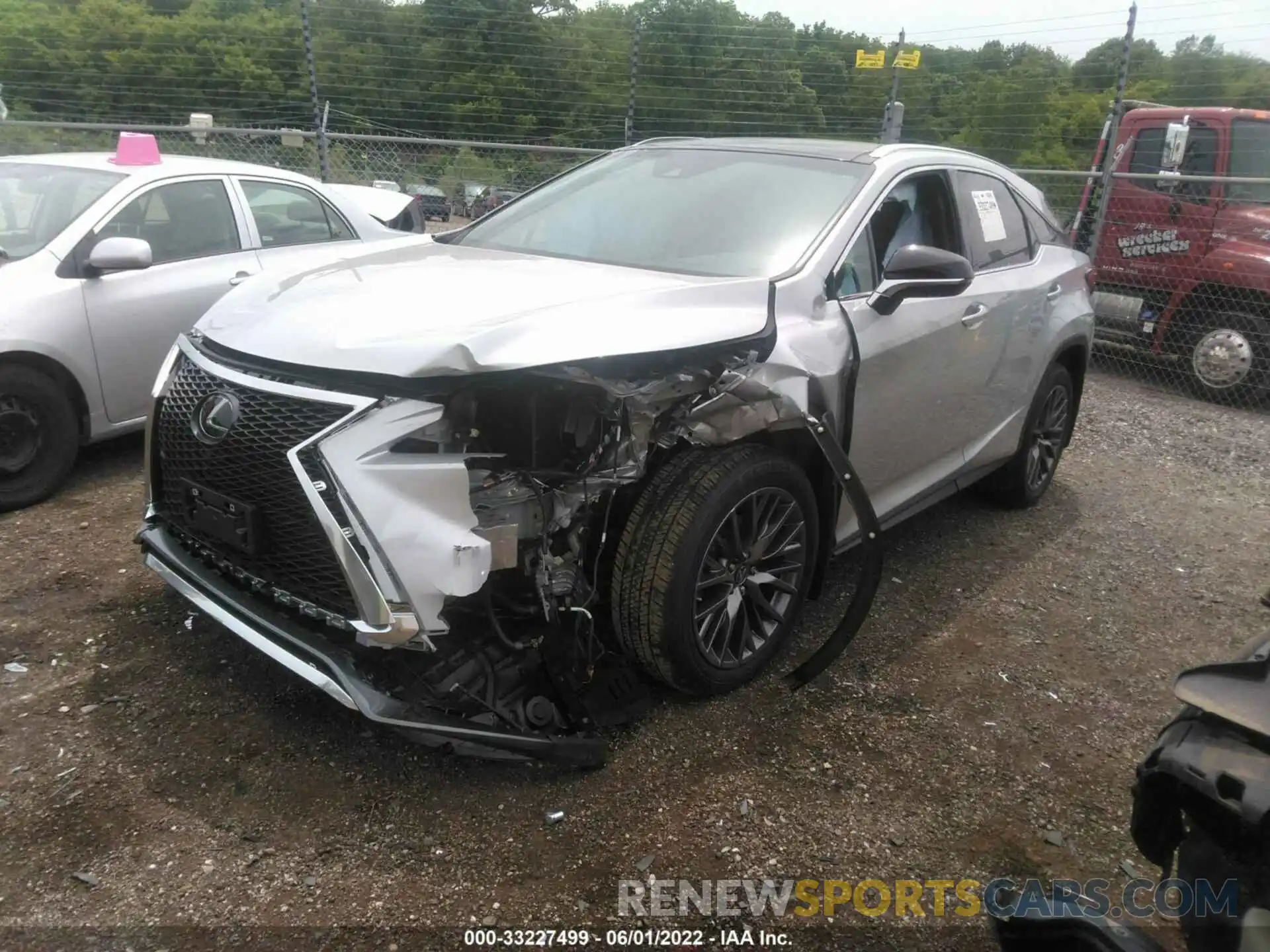 2 Photograph of a damaged car 2T2BZMCA1KC178658 LEXUS RX 2019