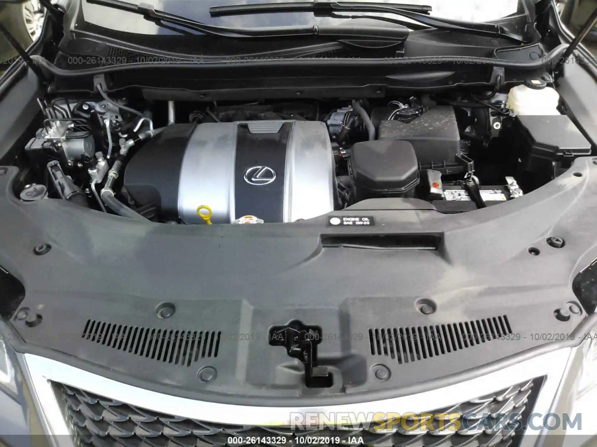 10 Фотография поврежденного автомобиля 2T2BZMCA1KC181219 LEXUS RX 2019