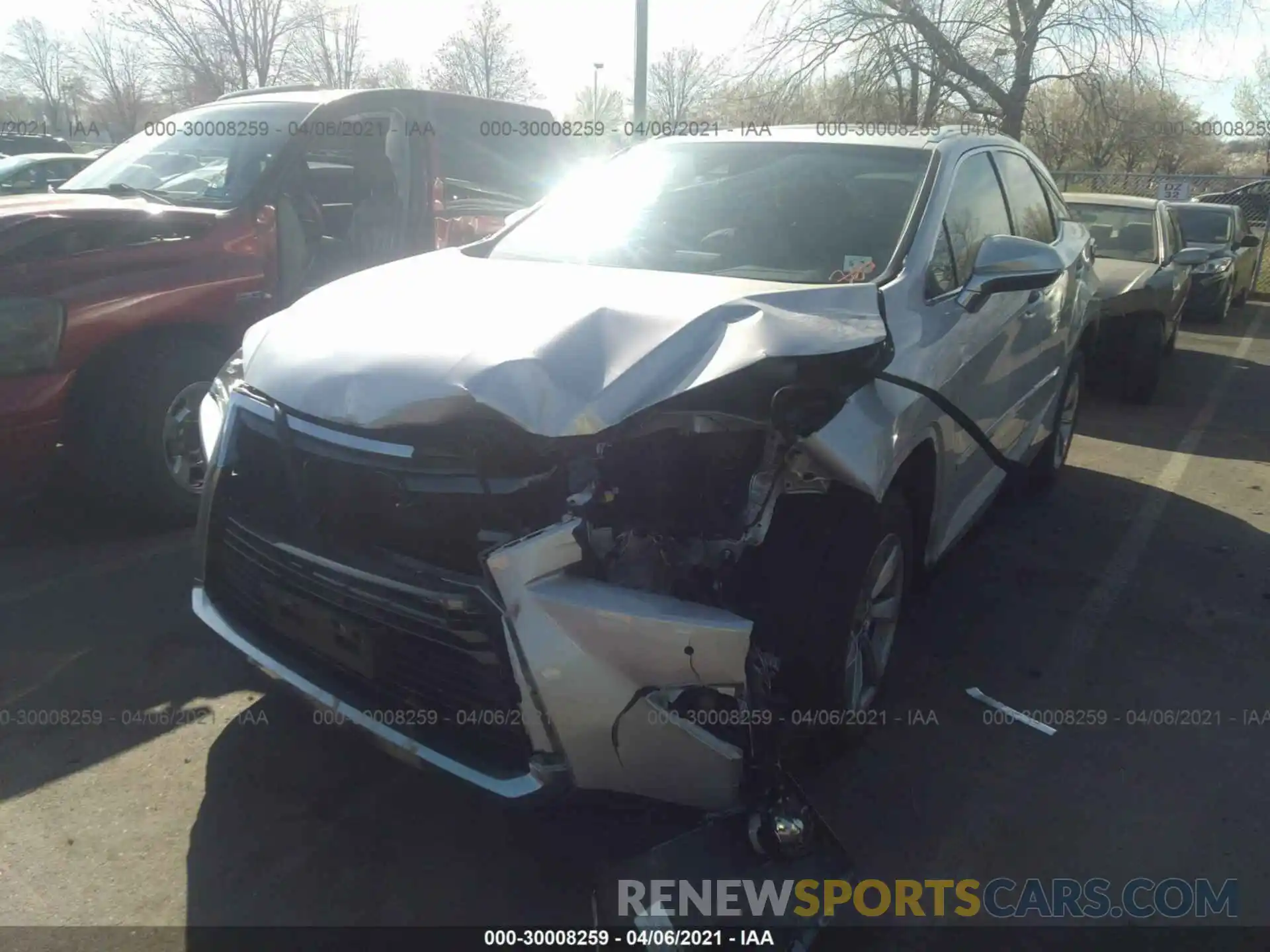 2 Photograph of a damaged car 2T2BZMCA1KC197761 LEXUS RX 2019