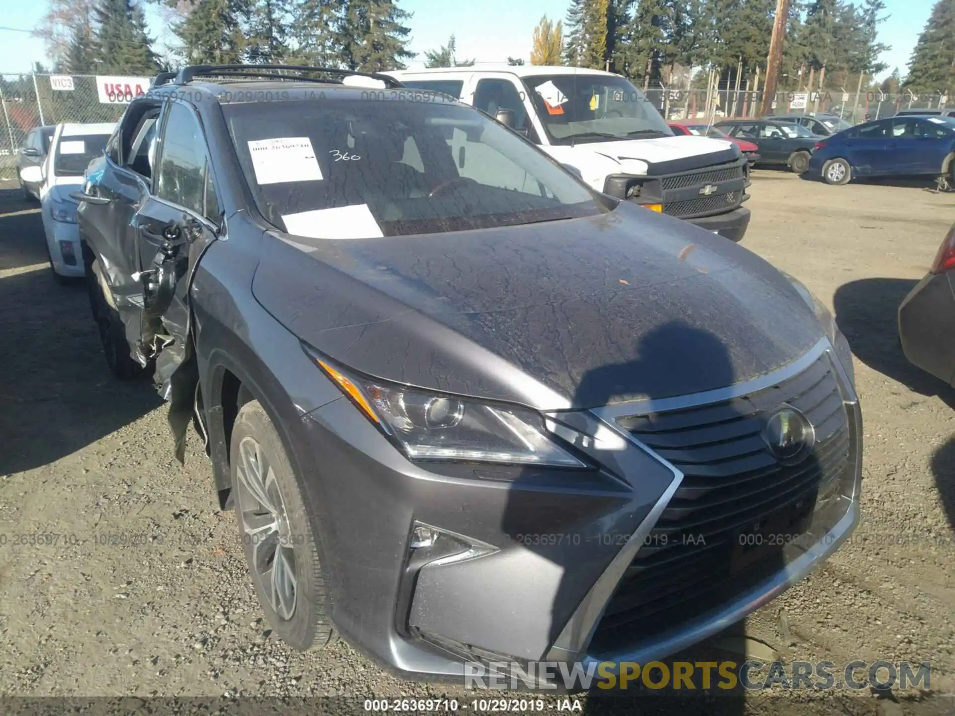 1 Photograph of a damaged car 2T2BZMCA1KC207267 LEXUS RX 2019