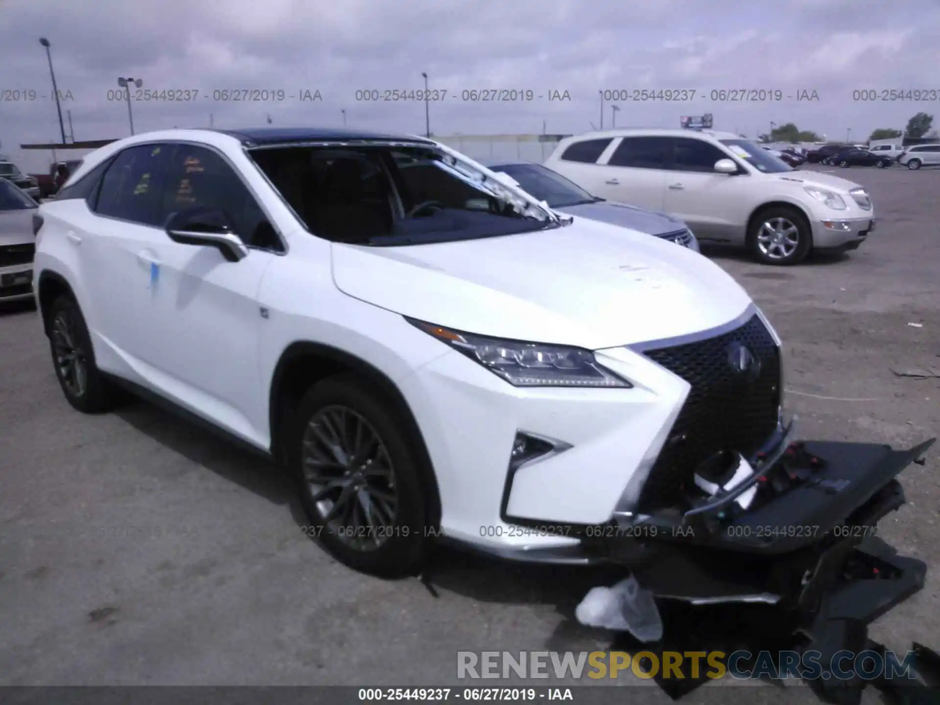 1 Photograph of a damaged car 2T2BZMCA2KC184193 LEXUS RX 2019