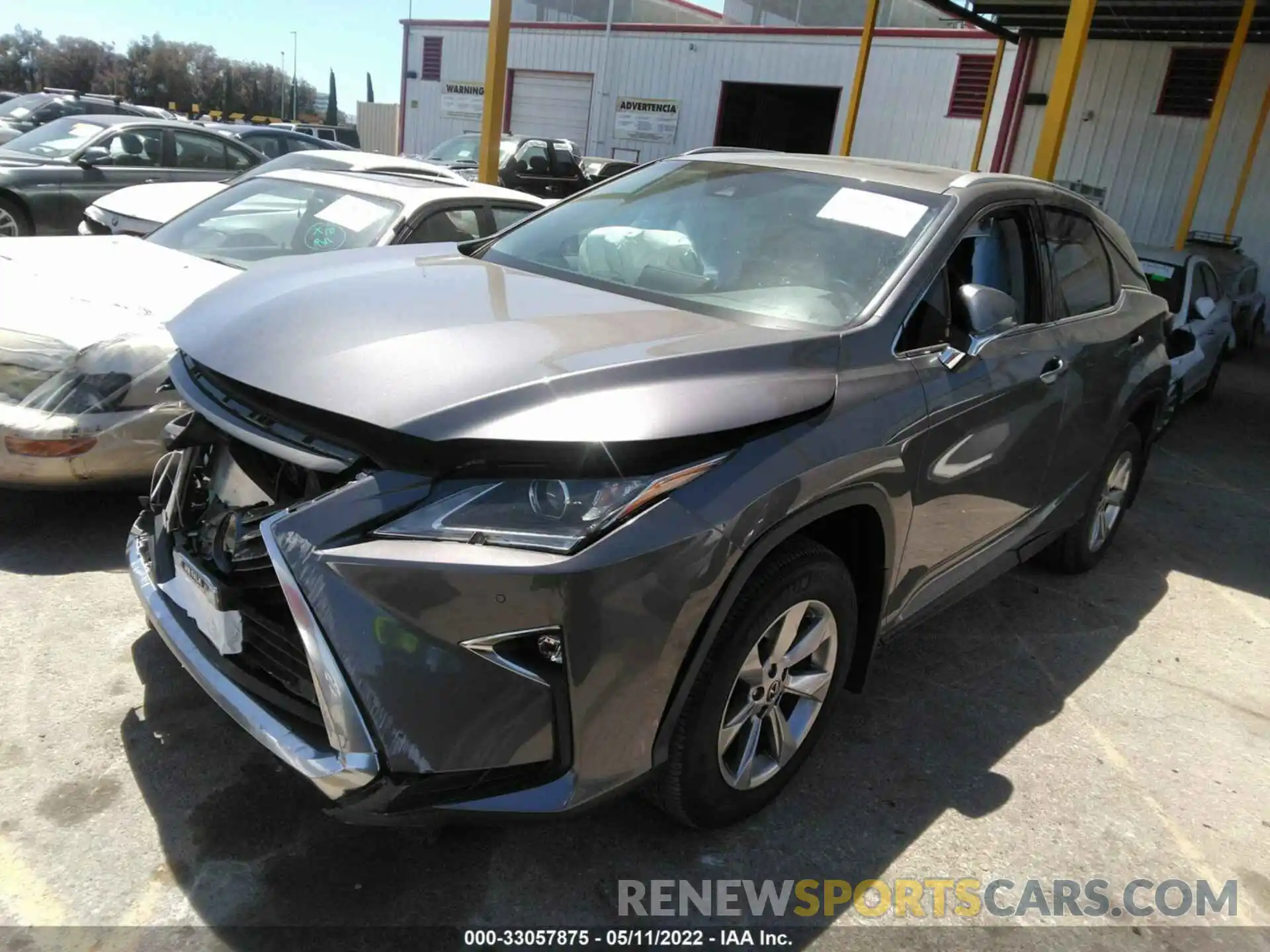 2 Photograph of a damaged car 2T2BZMCA2KC191564 LEXUS RX 2019