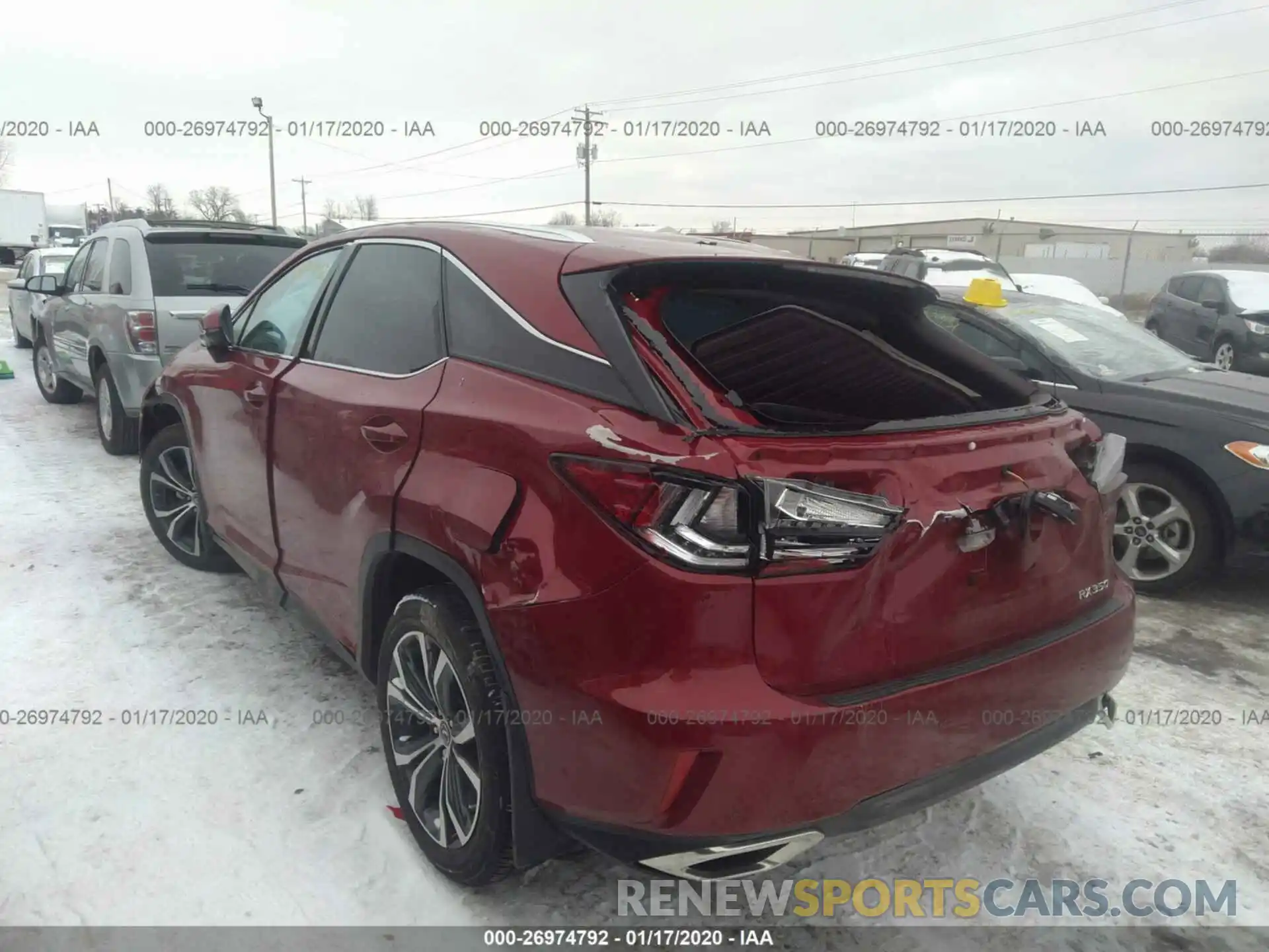 3 Photograph of a damaged car 2T2BZMCA2KC197607 LEXUS RX 2019