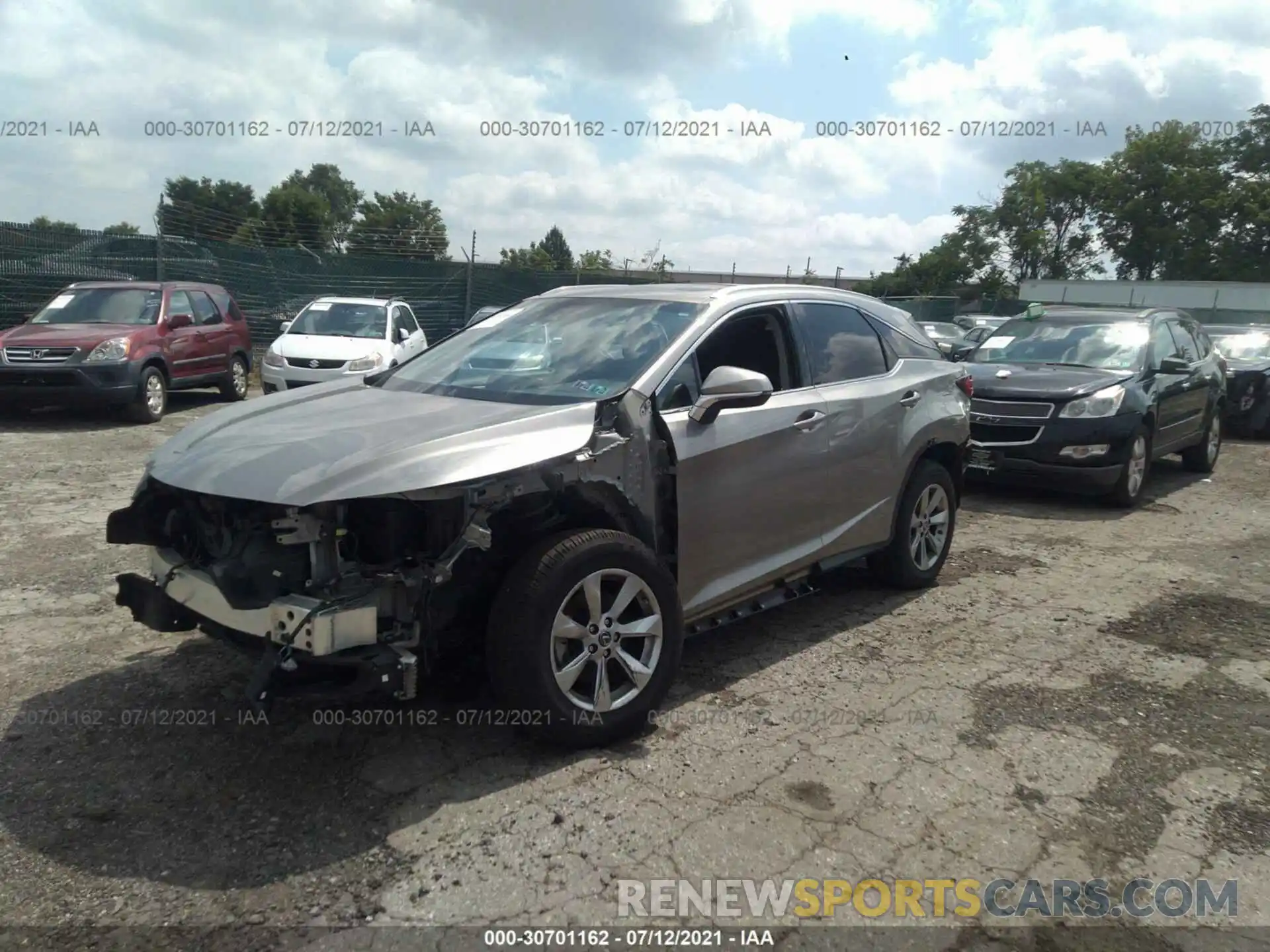 2 Photograph of a damaged car 2T2BZMCA2KC199924 LEXUS RX 2019