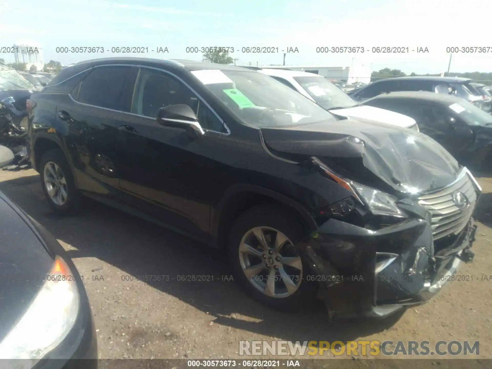 1 Photograph of a damaged car 2T2BZMCA2KC201655 LEXUS RX 2019