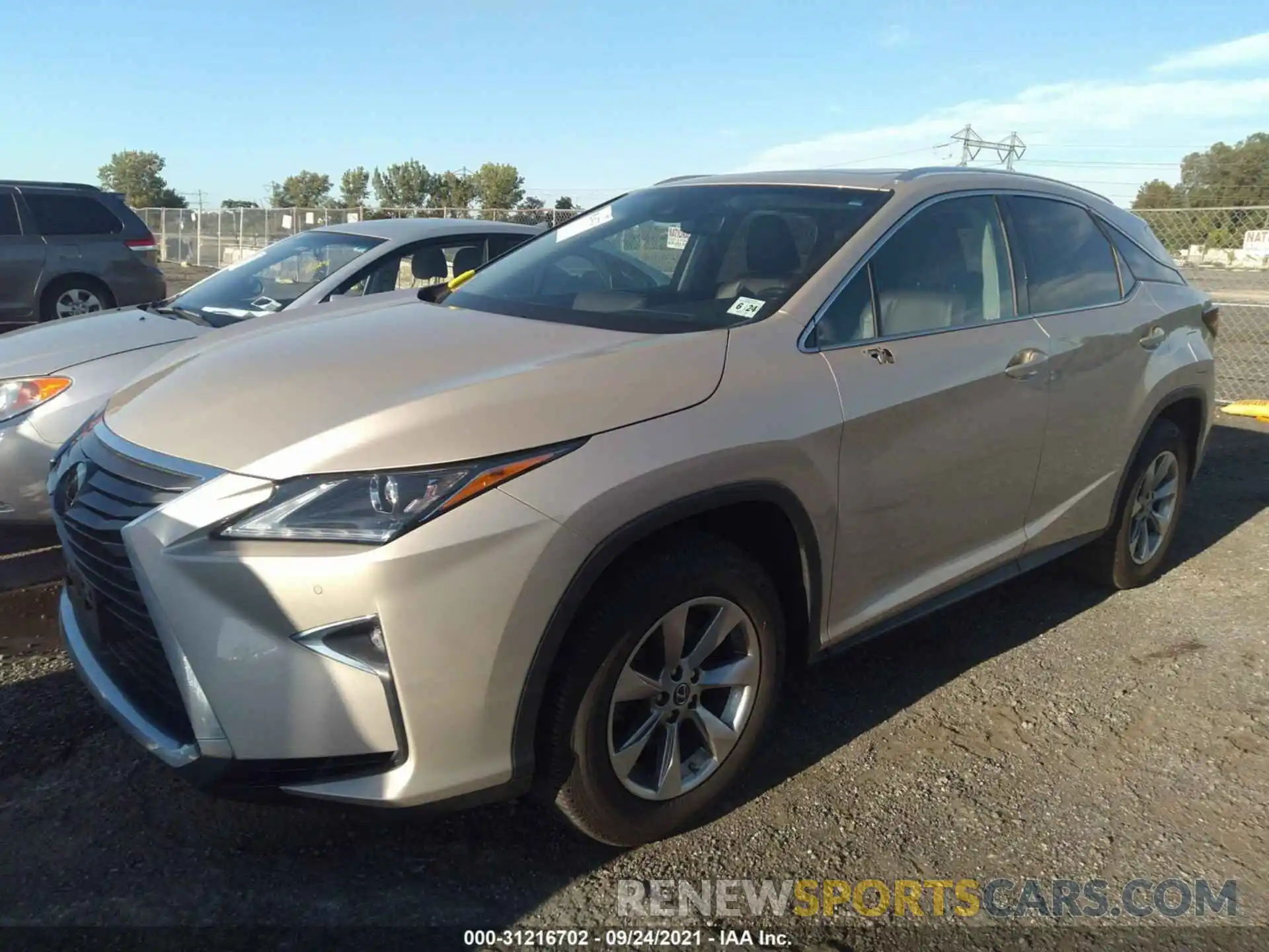 2 Photograph of a damaged car 2T2BZMCA2KC202045 LEXUS RX 2019