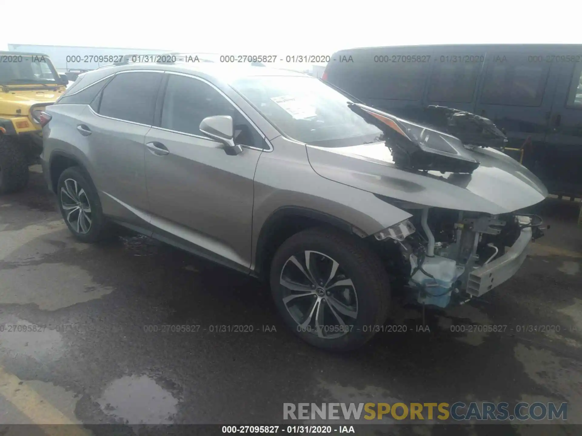 1 Photograph of a damaged car 2T2BZMCA2KC203048 LEXUS RX 2019