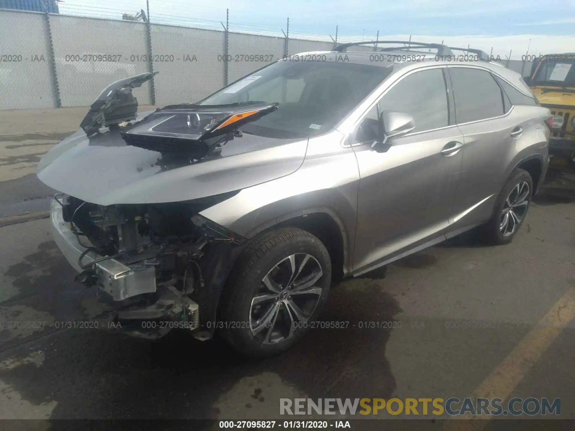 2 Photograph of a damaged car 2T2BZMCA2KC203048 LEXUS RX 2019