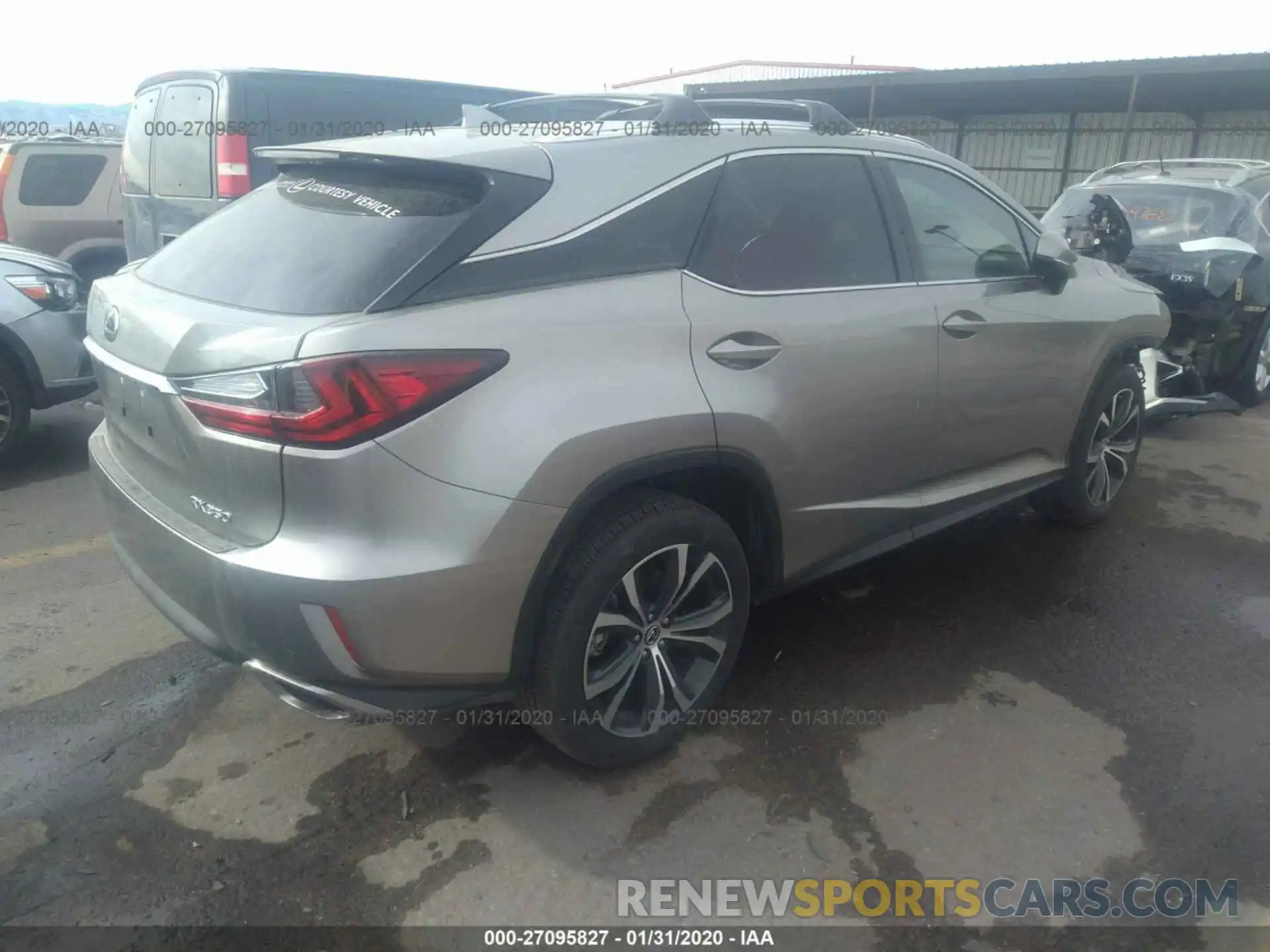 4 Фотография поврежденного автомобиля 2T2BZMCA2KC203048 LEXUS RX 2019