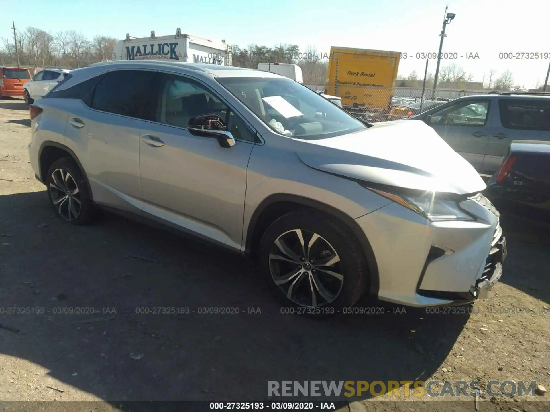 1 Photograph of a damaged car 2T2BZMCA2KC204524 LEXUS RX 2019