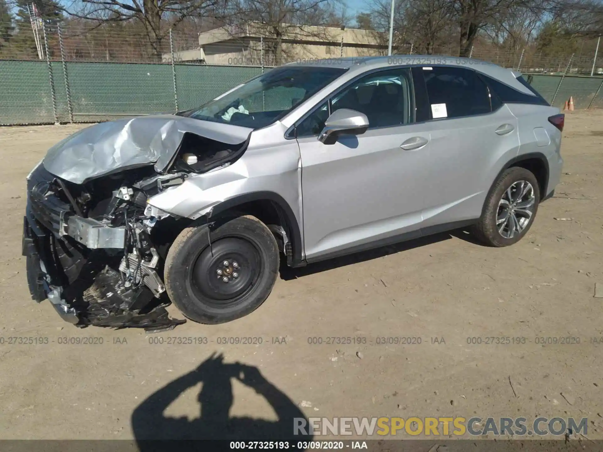 2 Photograph of a damaged car 2T2BZMCA2KC204524 LEXUS RX 2019