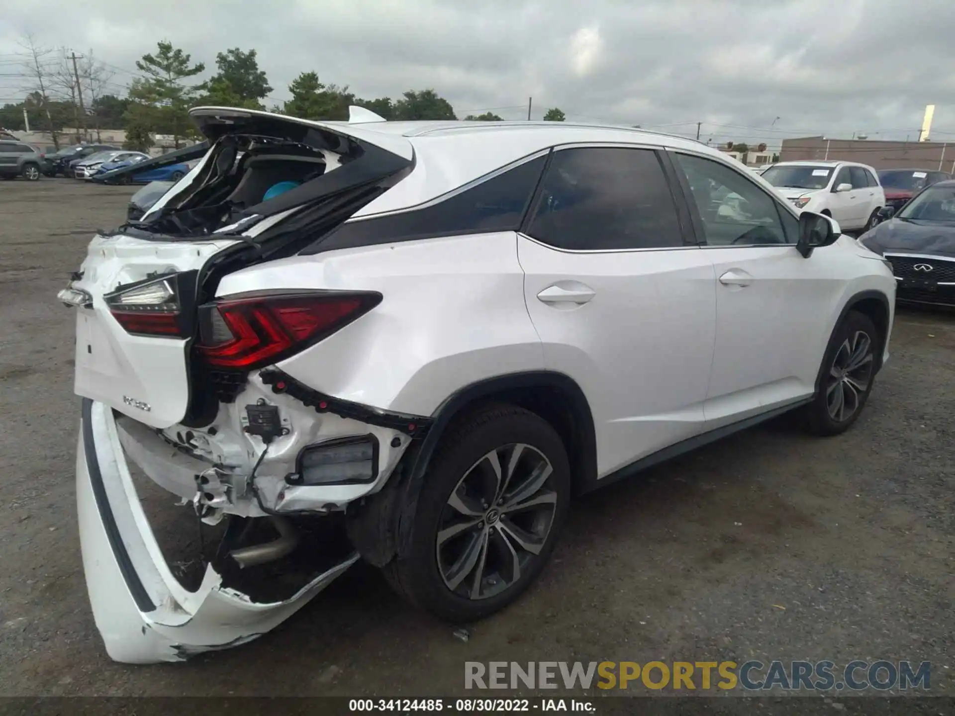 4 Photograph of a damaged car 2T2BZMCA2KC206497 LEXUS RX 2019