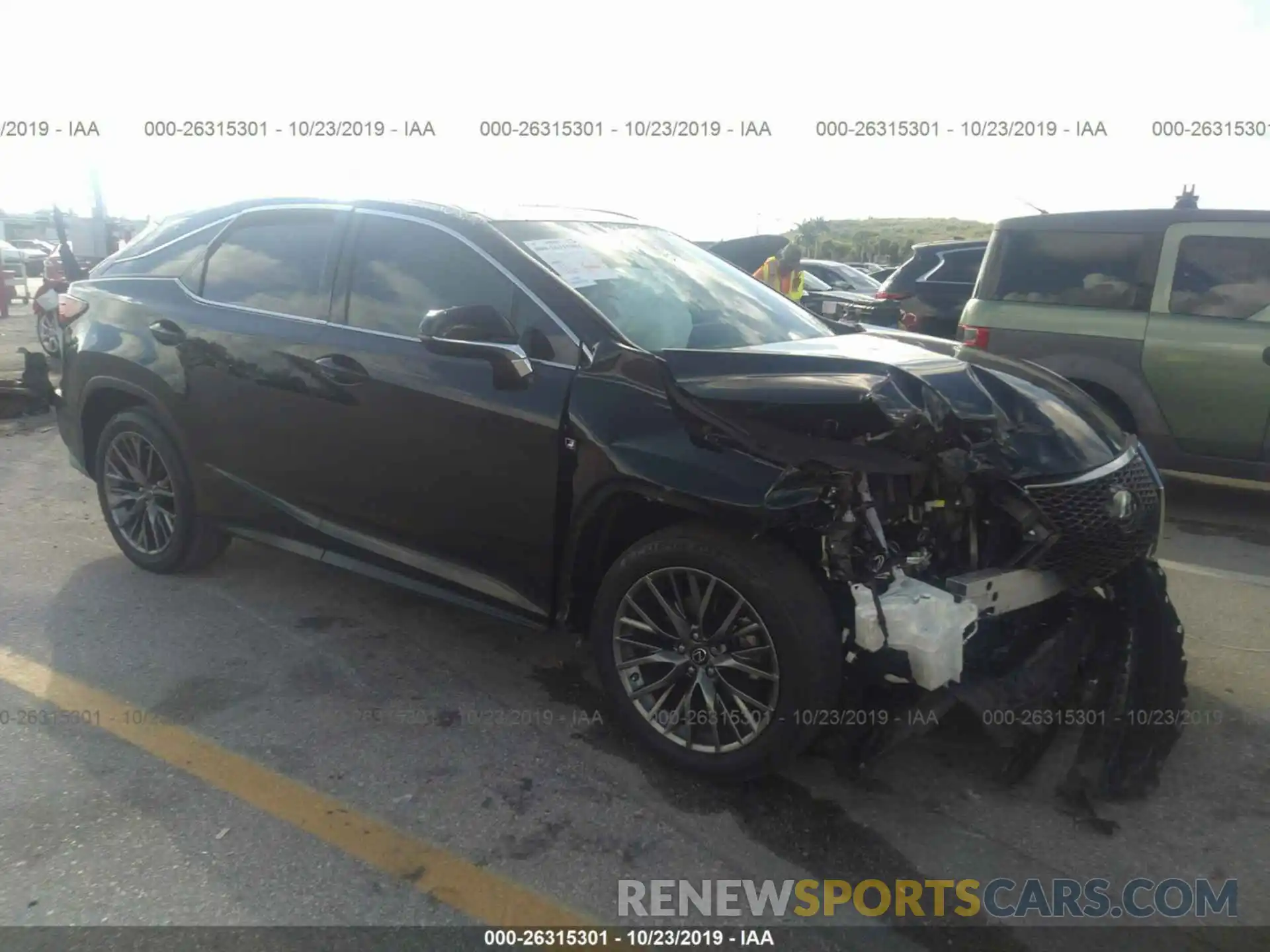 1 Photograph of a damaged car 2T2BZMCA3KC172456 LEXUS RX 2019