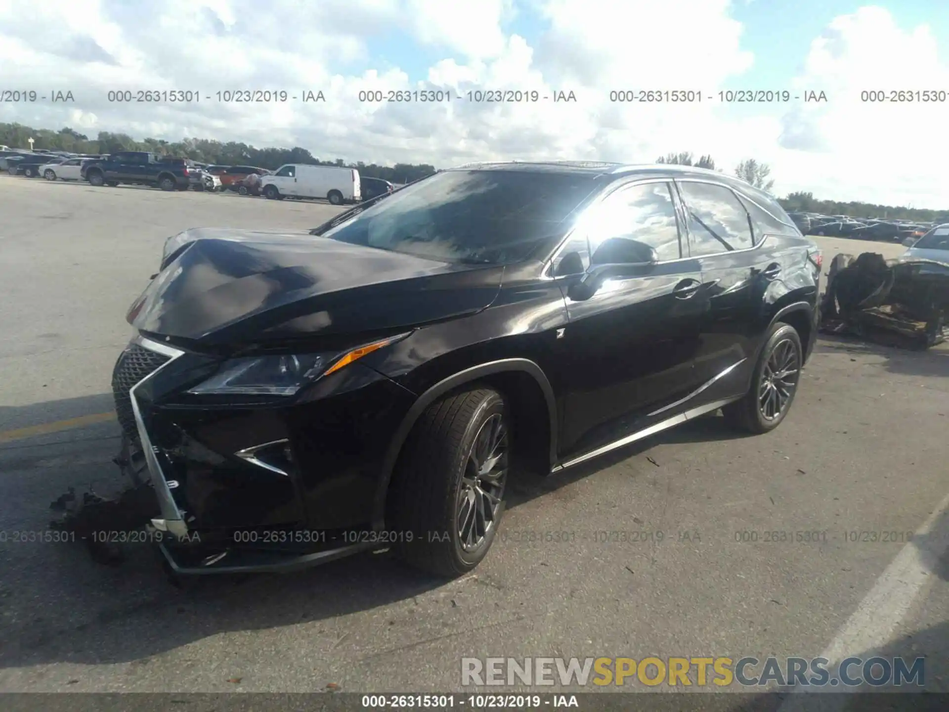 2 Photograph of a damaged car 2T2BZMCA3KC172456 LEXUS RX 2019