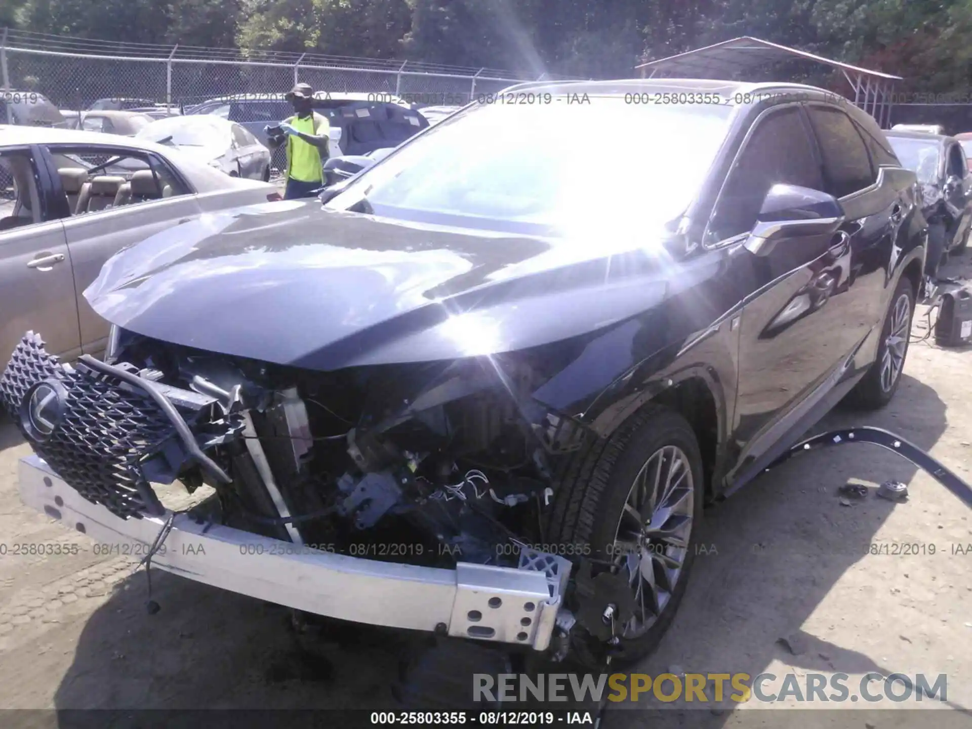 2 Photograph of a damaged car 2T2BZMCA3KC172490 LEXUS RX 2019