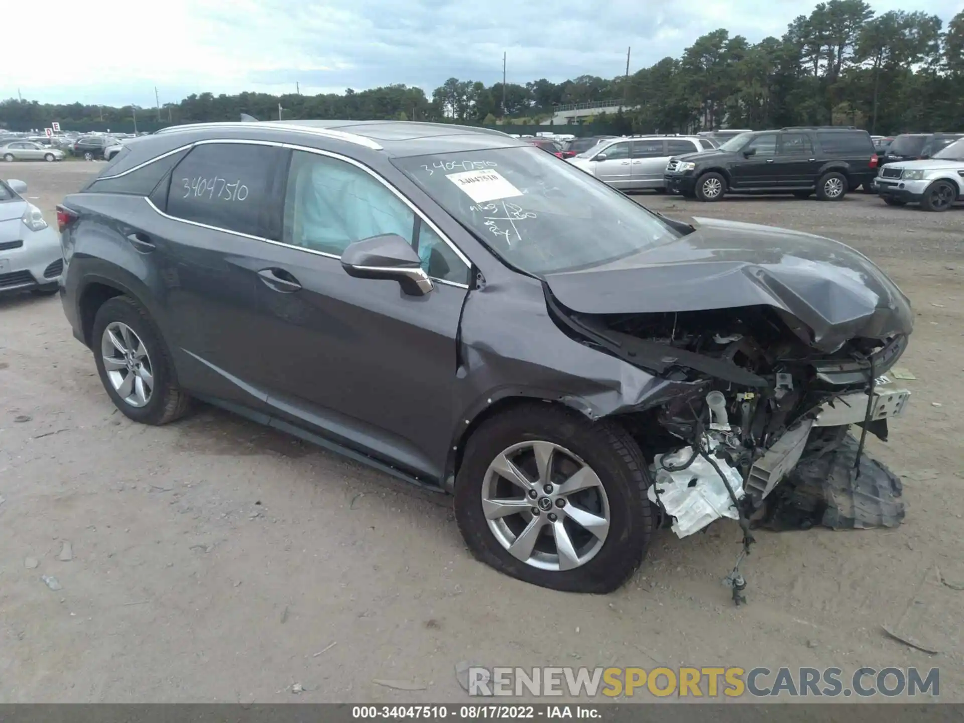 1 Photograph of a damaged car 2T2BZMCA3KC174434 LEXUS RX 2019