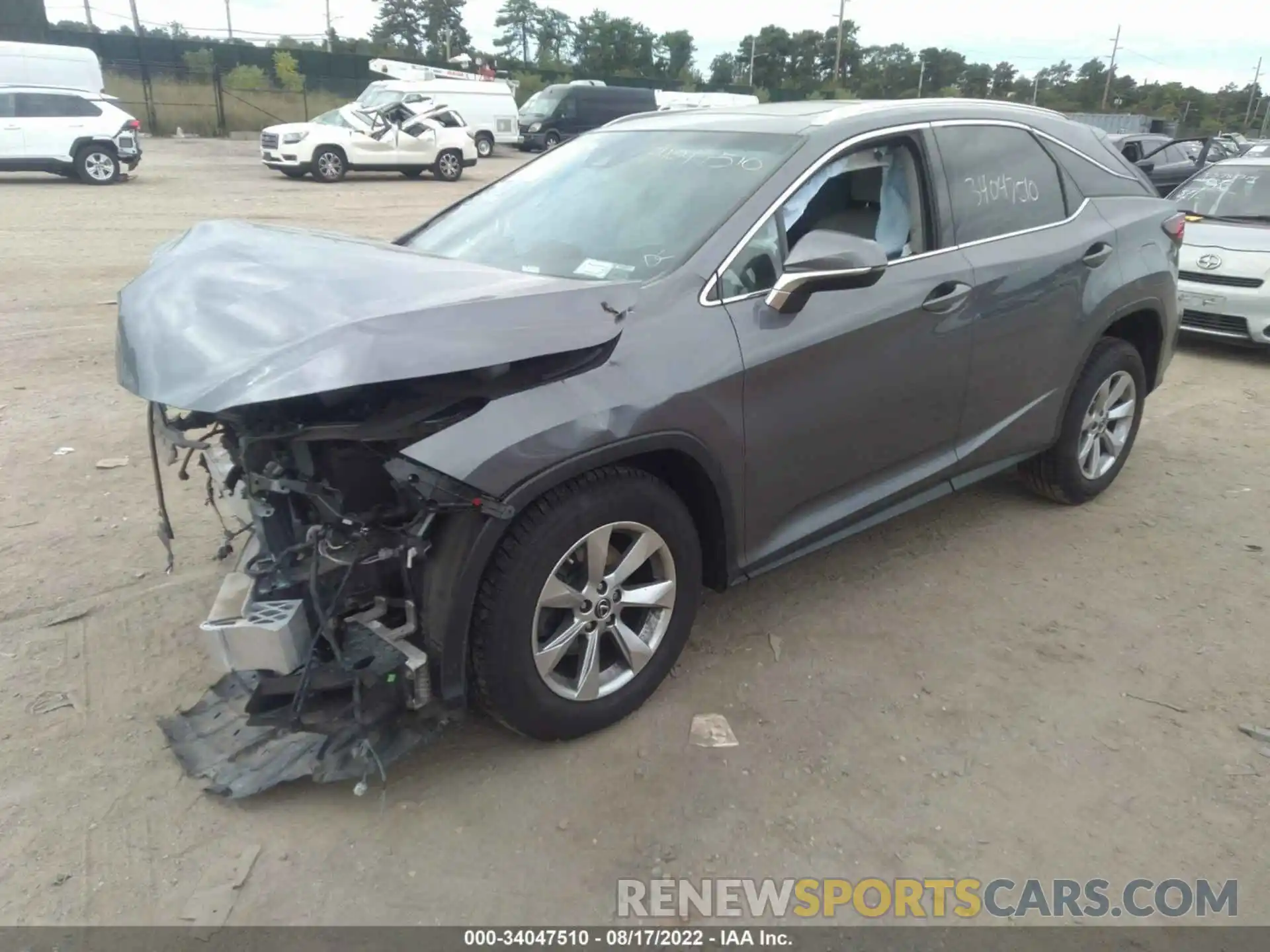 2 Photograph of a damaged car 2T2BZMCA3KC174434 LEXUS RX 2019