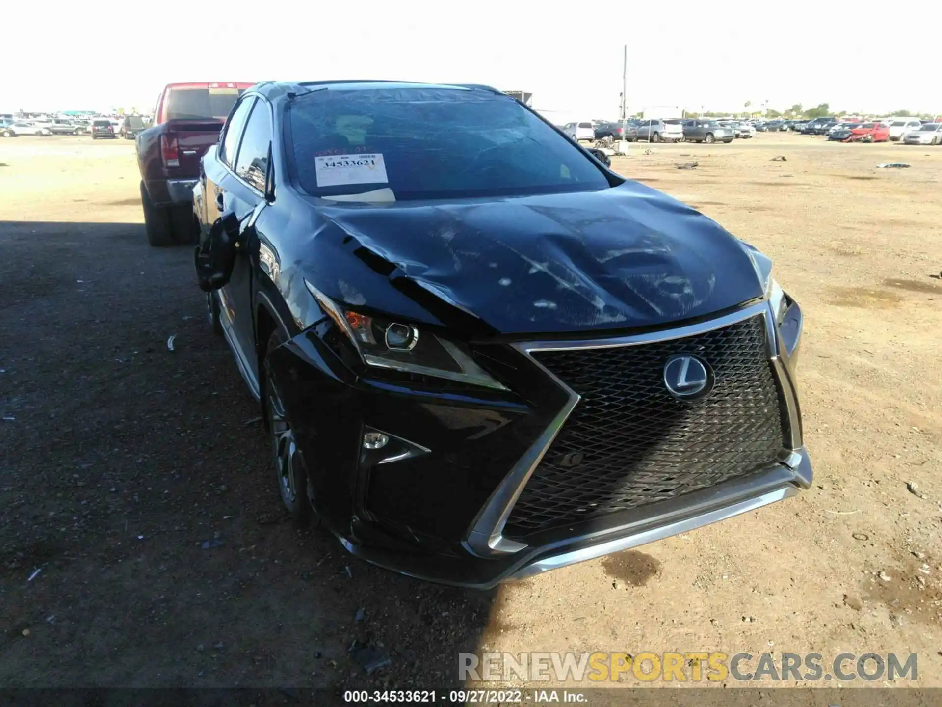 1 Photograph of a damaged car 2T2BZMCA3KC183005 LEXUS RX 2019