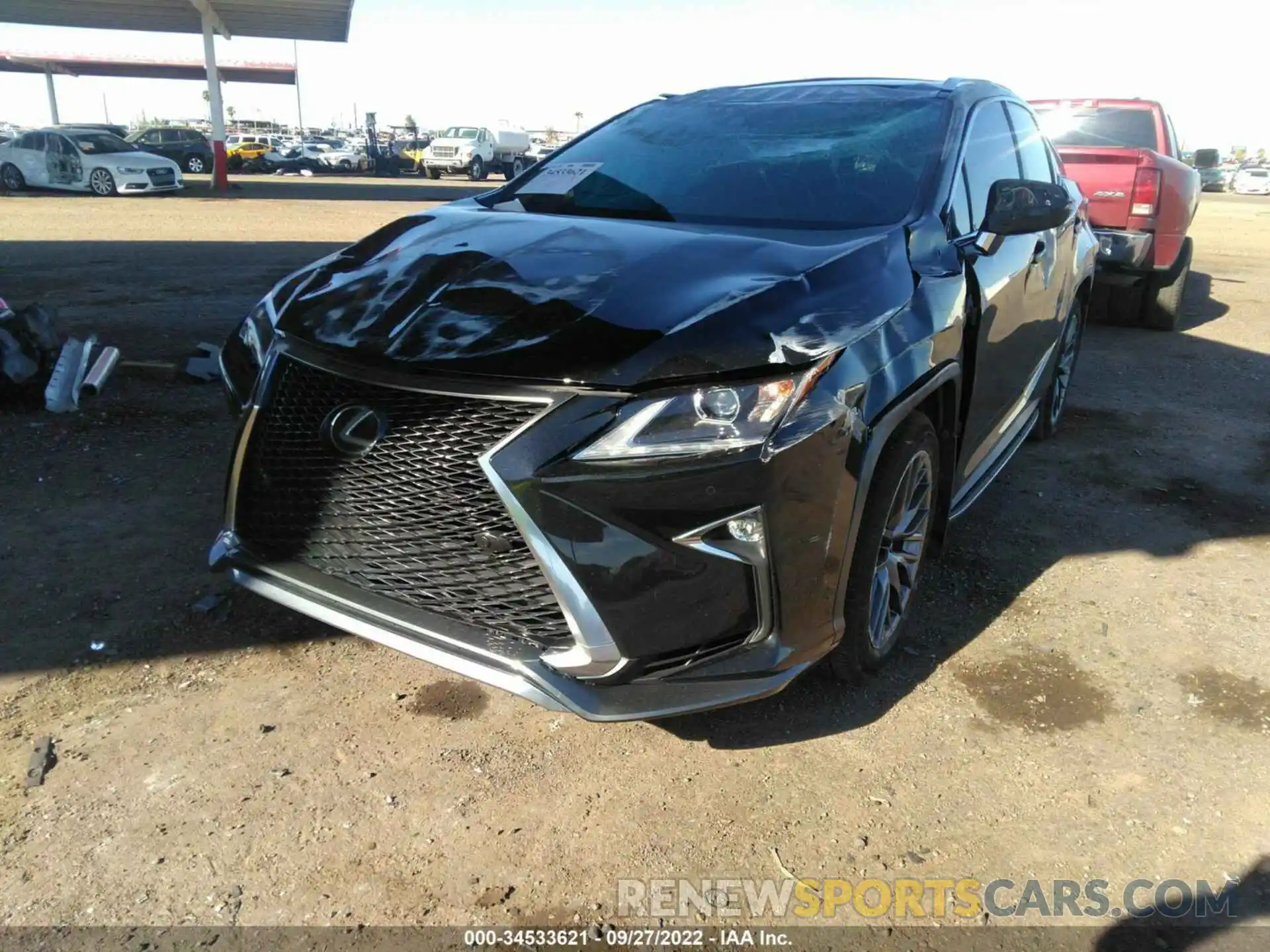 2 Photograph of a damaged car 2T2BZMCA3KC183005 LEXUS RX 2019